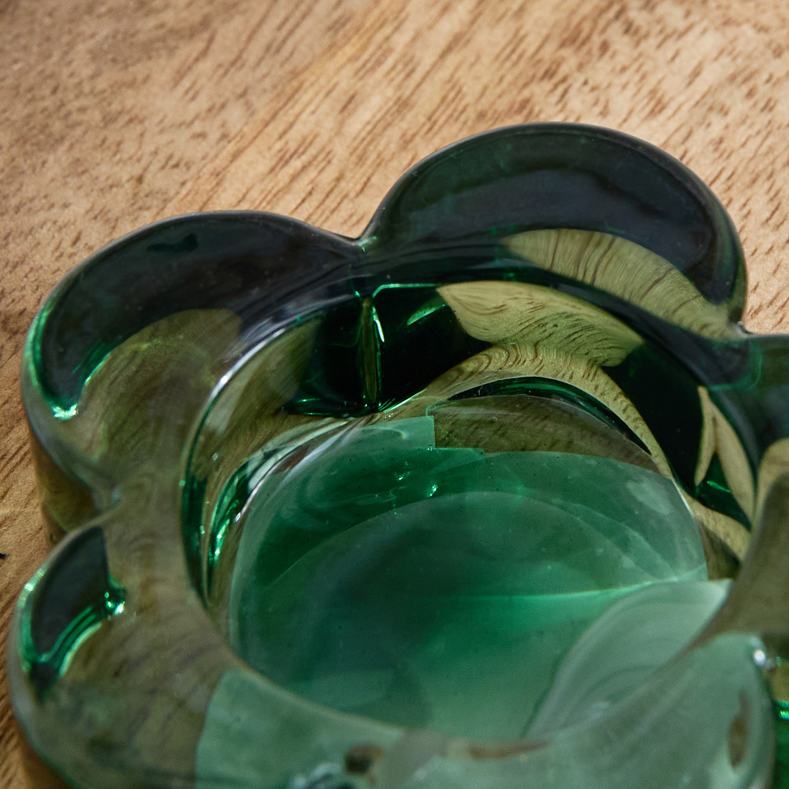 حامل شموع زجاجي على شكل زهرة من ليمونت - 7.2x7.2x2.5 سم-hbxlivingroom-decorandaccessories-candleholders-image-3