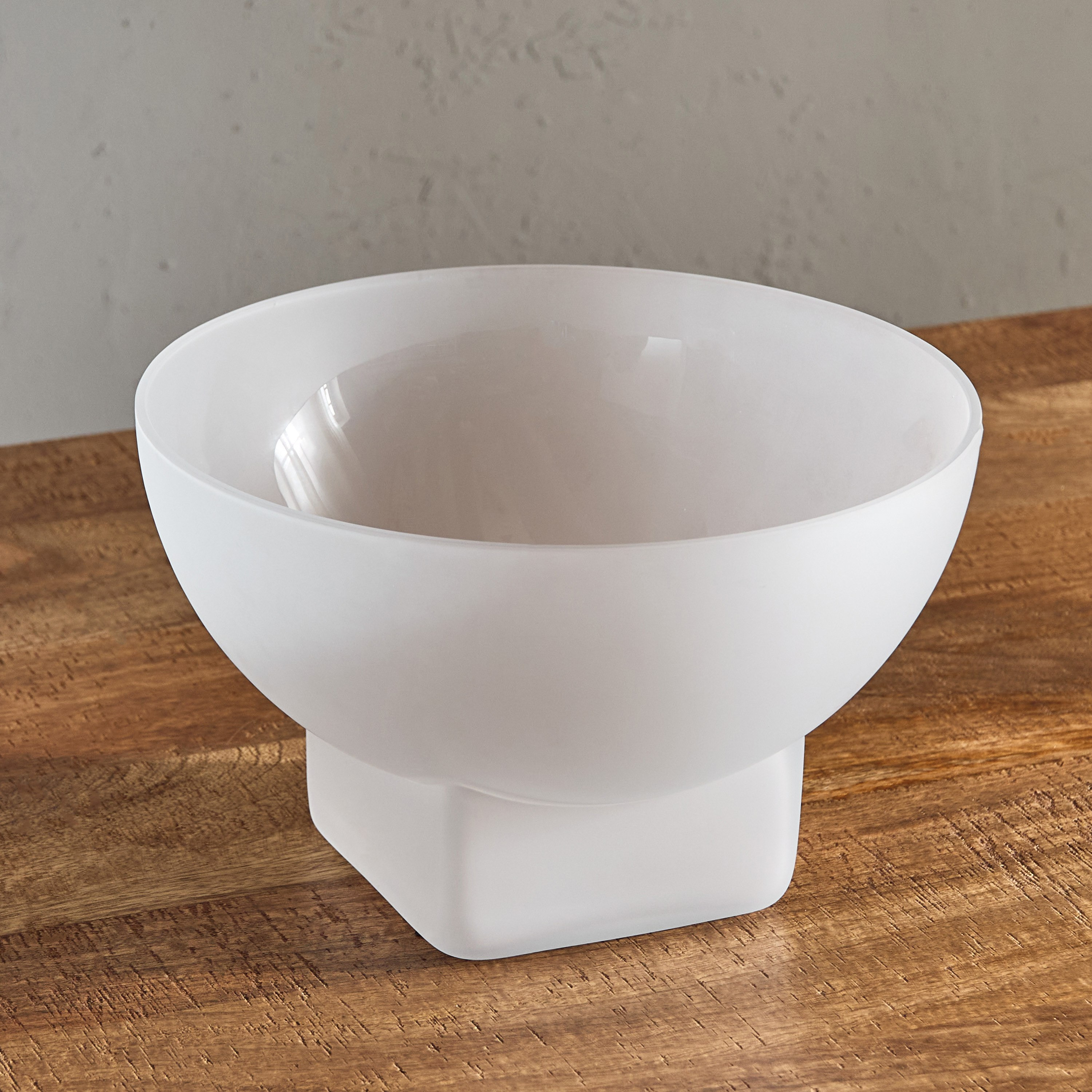 Lemont Frosted Glass Decorative Bowl - 28x28x17 cm-PROMO_HB_AE_B2G2_011025-image-2