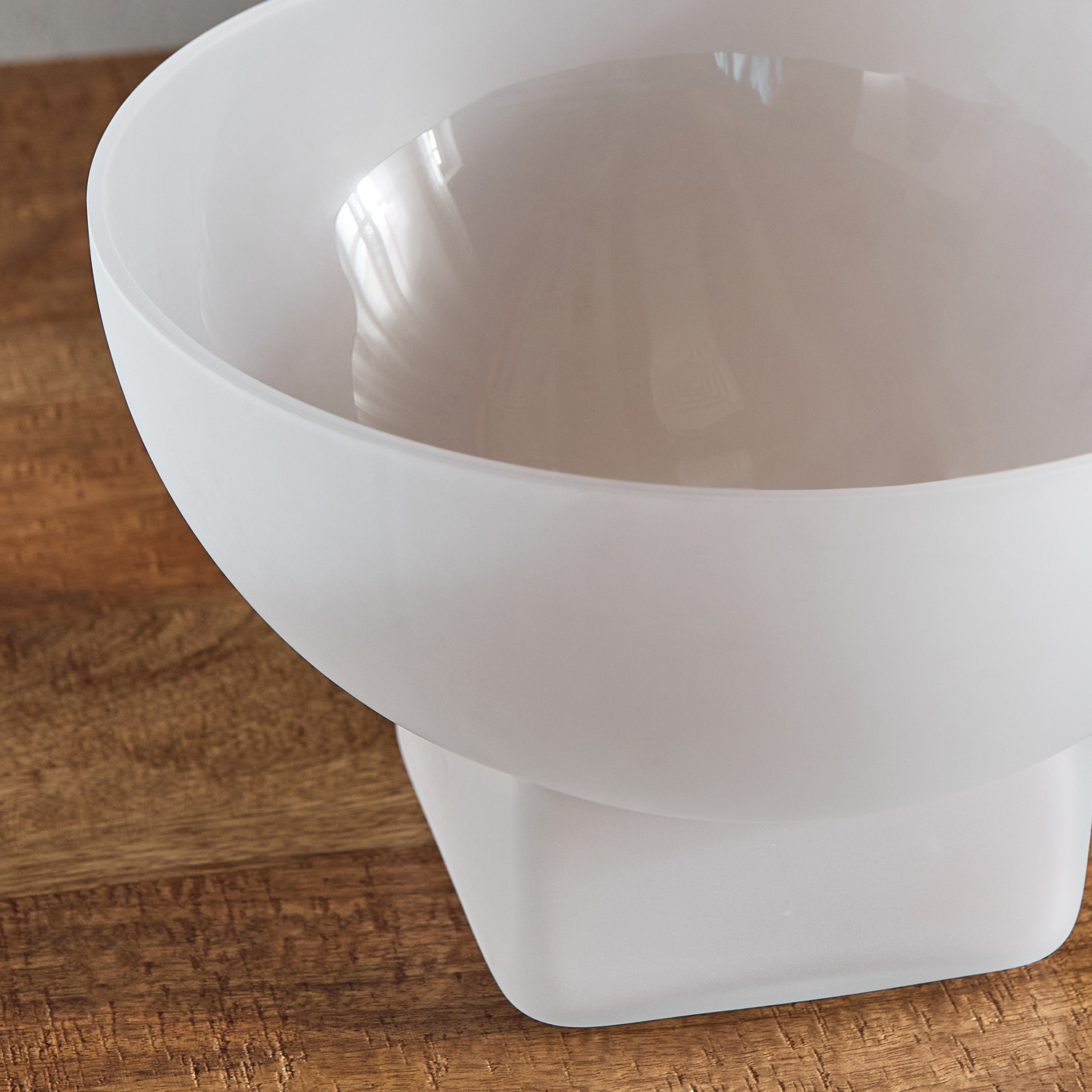 Lemont Frosted Glass Decorative Bowl - 28x28x17 cm-PROMO_HB_AE_B2G2_011025-image-3