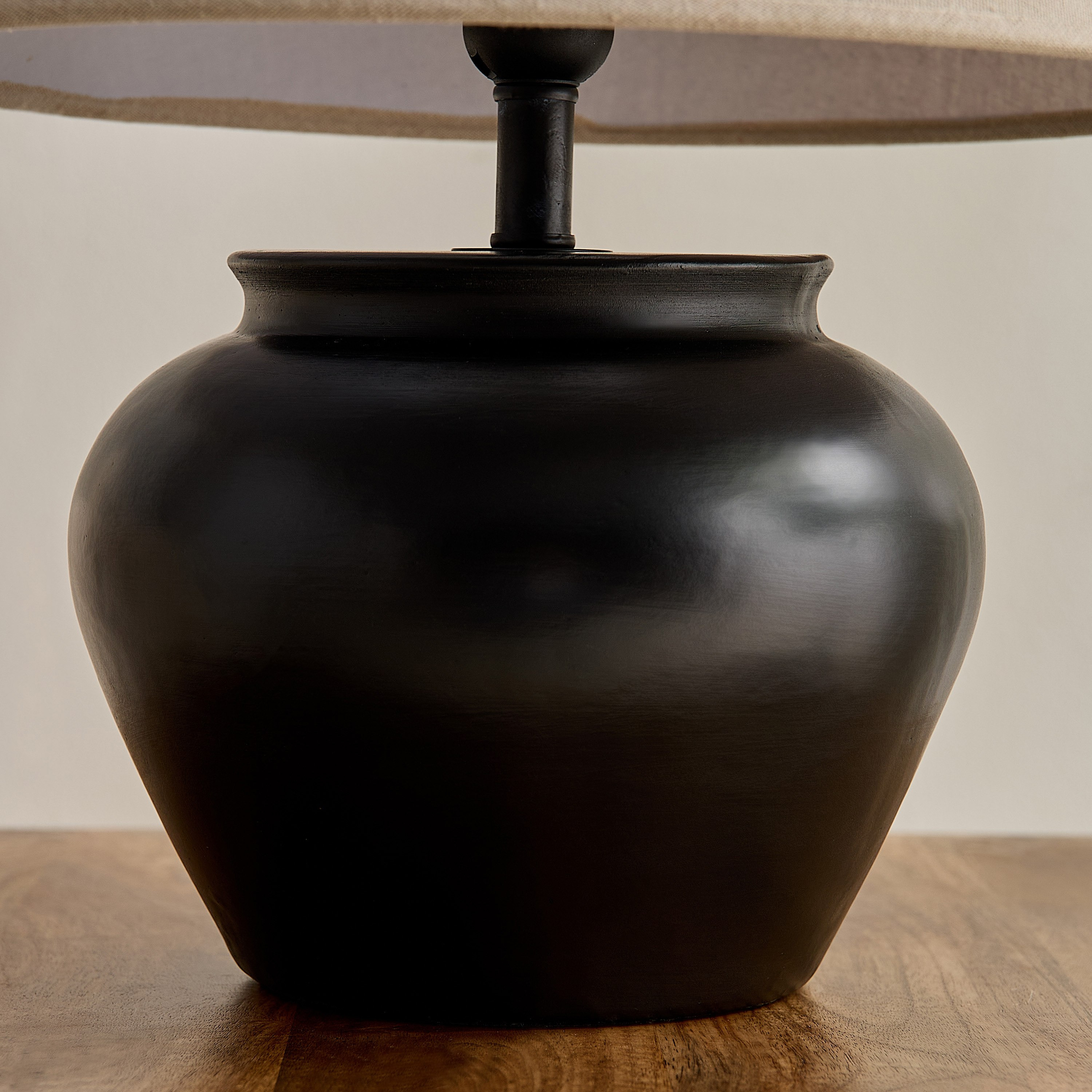 Collett Ceramic Table Lamp with Linen Shade - 30x30x43.5 cm-PROMO_HB_AE_B1G1_250925-image-4