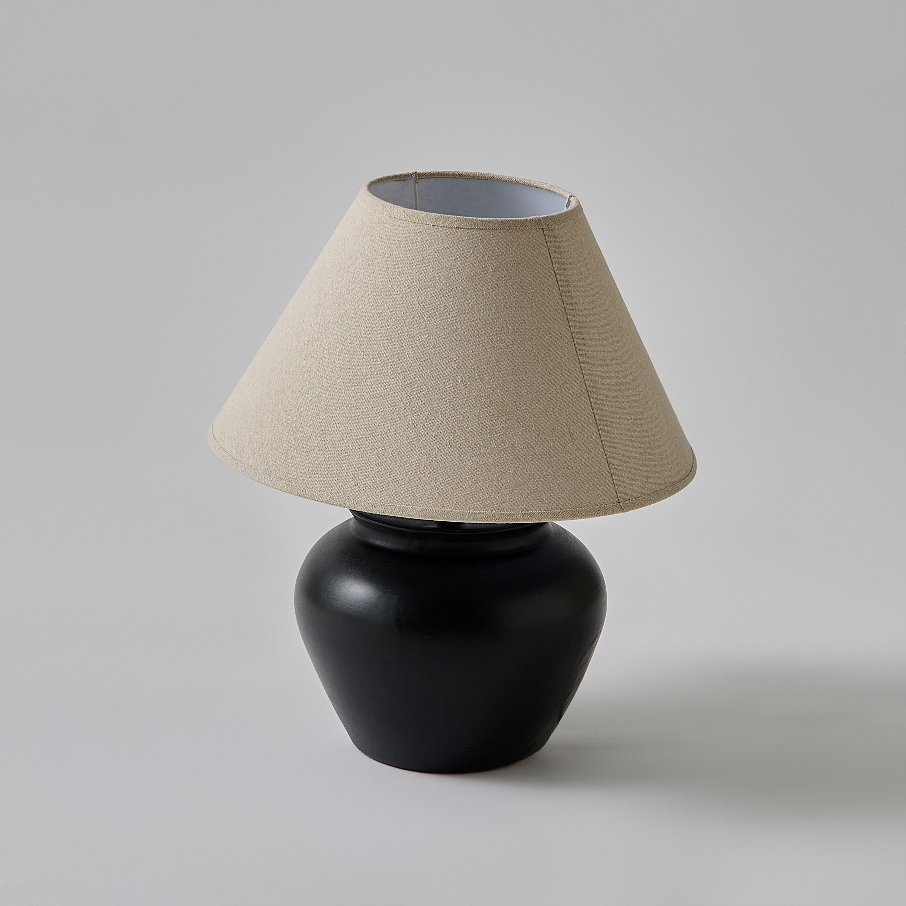 Collett Ceramic Table Lamp with Linen Shade - 30x30x43.5 cm-PROMO_HB_AE_B1G1_250925-image-7
