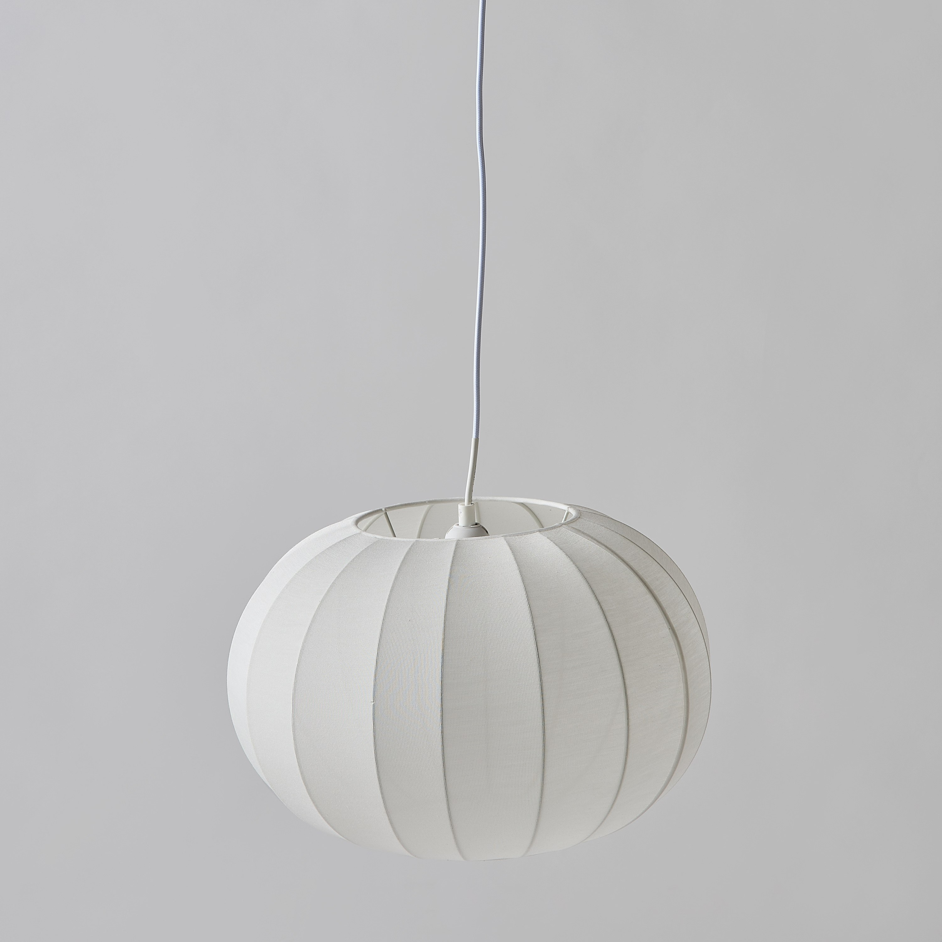 Collett E27 Metal Frame Pendant Lamp with Fabric Shade - 40x40x26 cm-hbxhomeware-hbxlivingroom-image-6