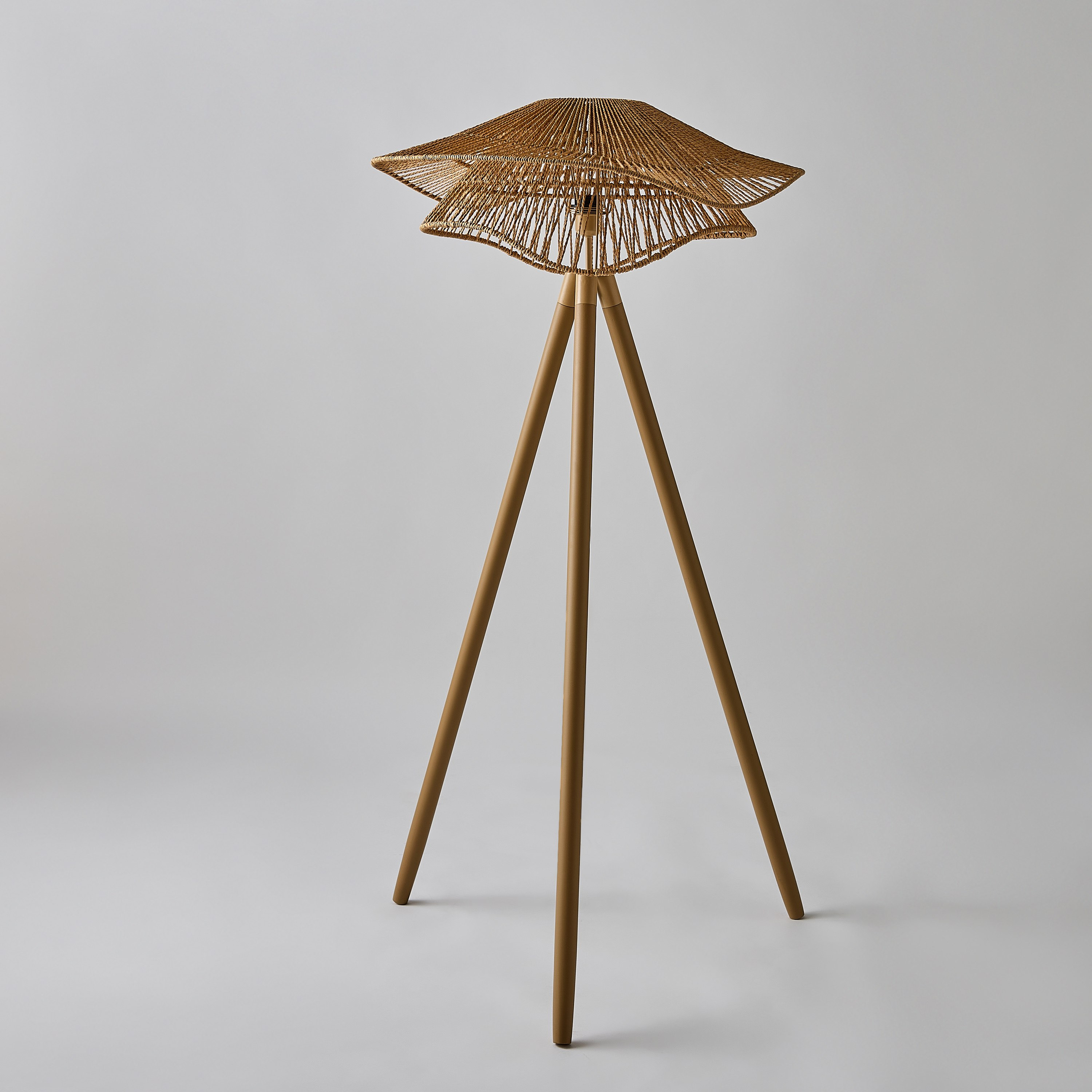 Collett E27 Wooden Tripod Floor Lamp with Rope Shade - 69.5x69.5x146 cm-PROMO_HB_AE_B1G1_250925-image-7