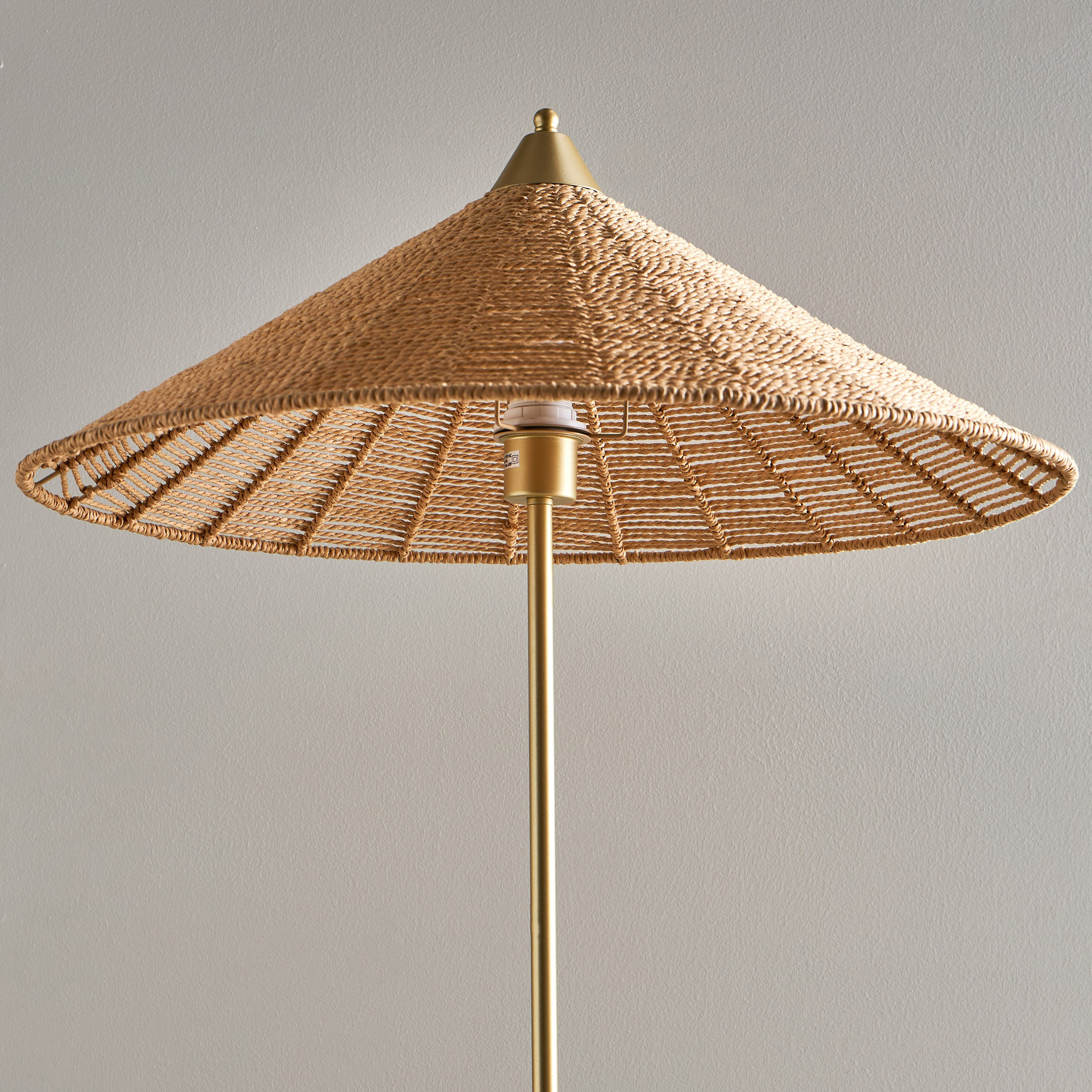 مصباح أرضية معدن مع غطاء حبل من كوليت - 64x64x156 سم-hbxhomeware-hbxlivingroom-image-3