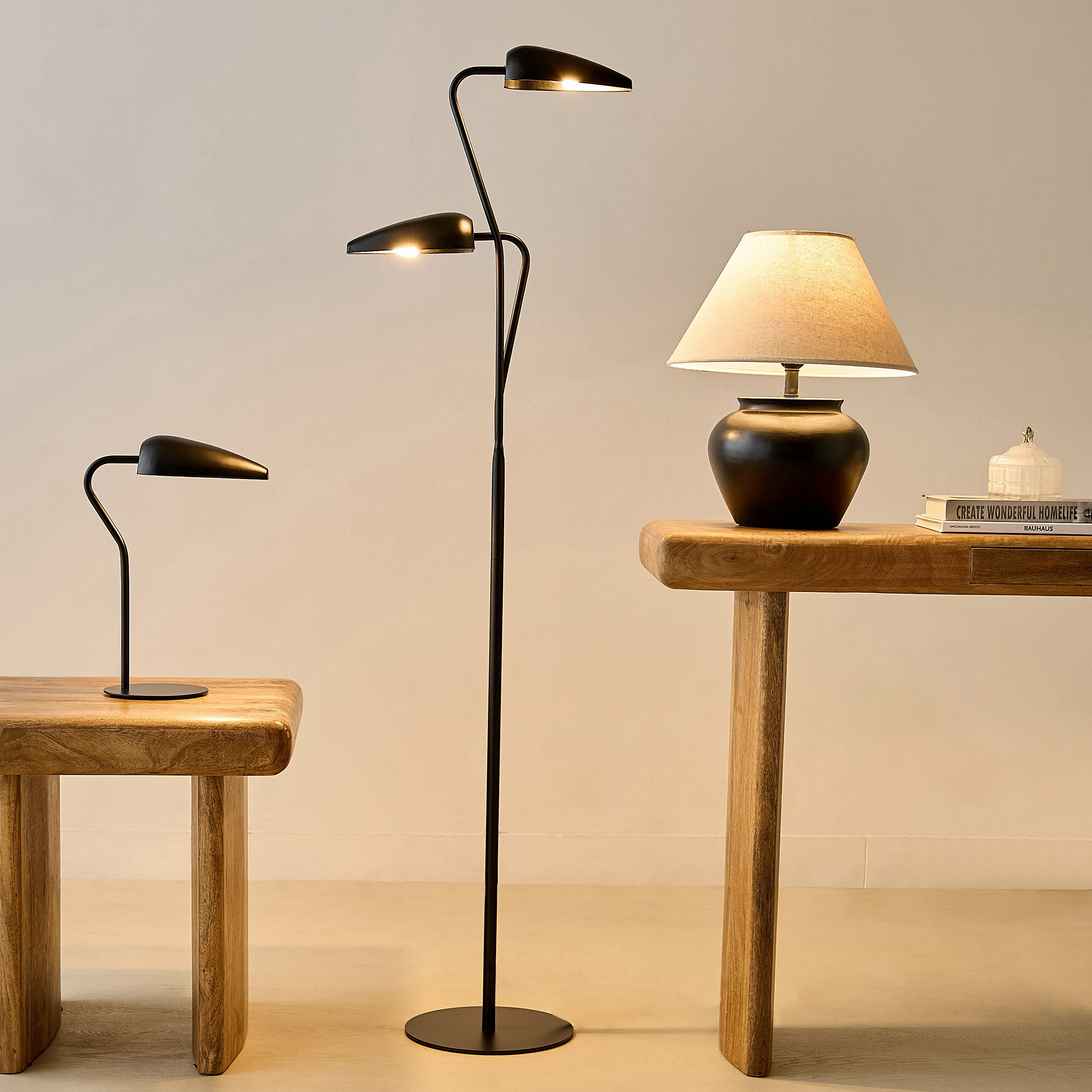 Collett Metal Table Lamp - 26.5x15x36 cm-hbxbedroom-lighting-tablelamps-image-6
