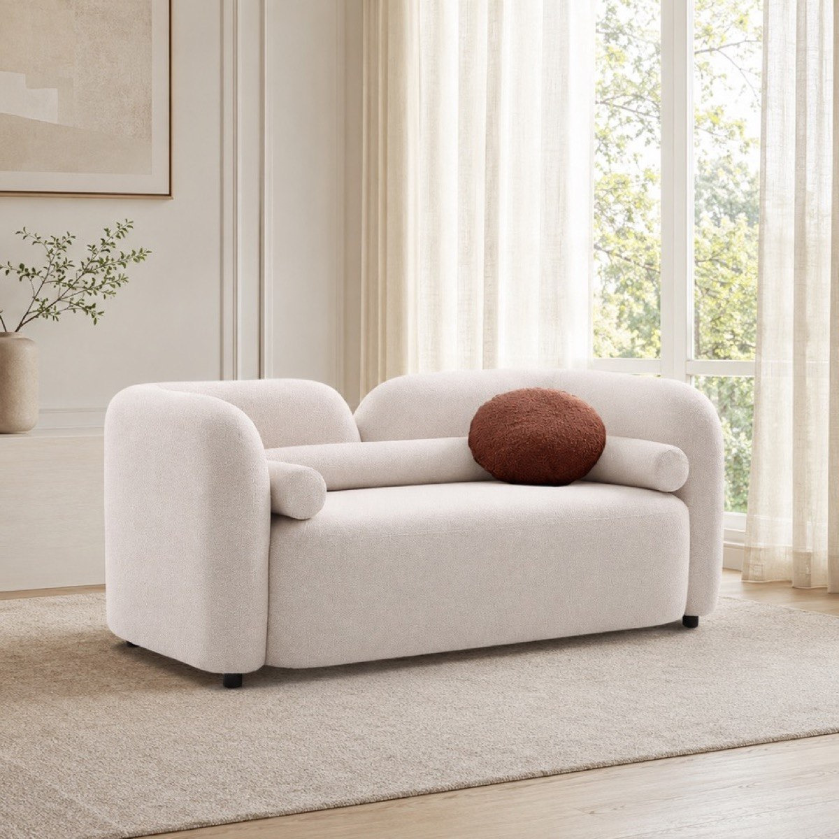 Seoul NXT 2-Seater Fabric Sofa with 2 Round and Cylindrical Pillows-hbxlivingroom-sofasandarmchairs-sofas-image-1