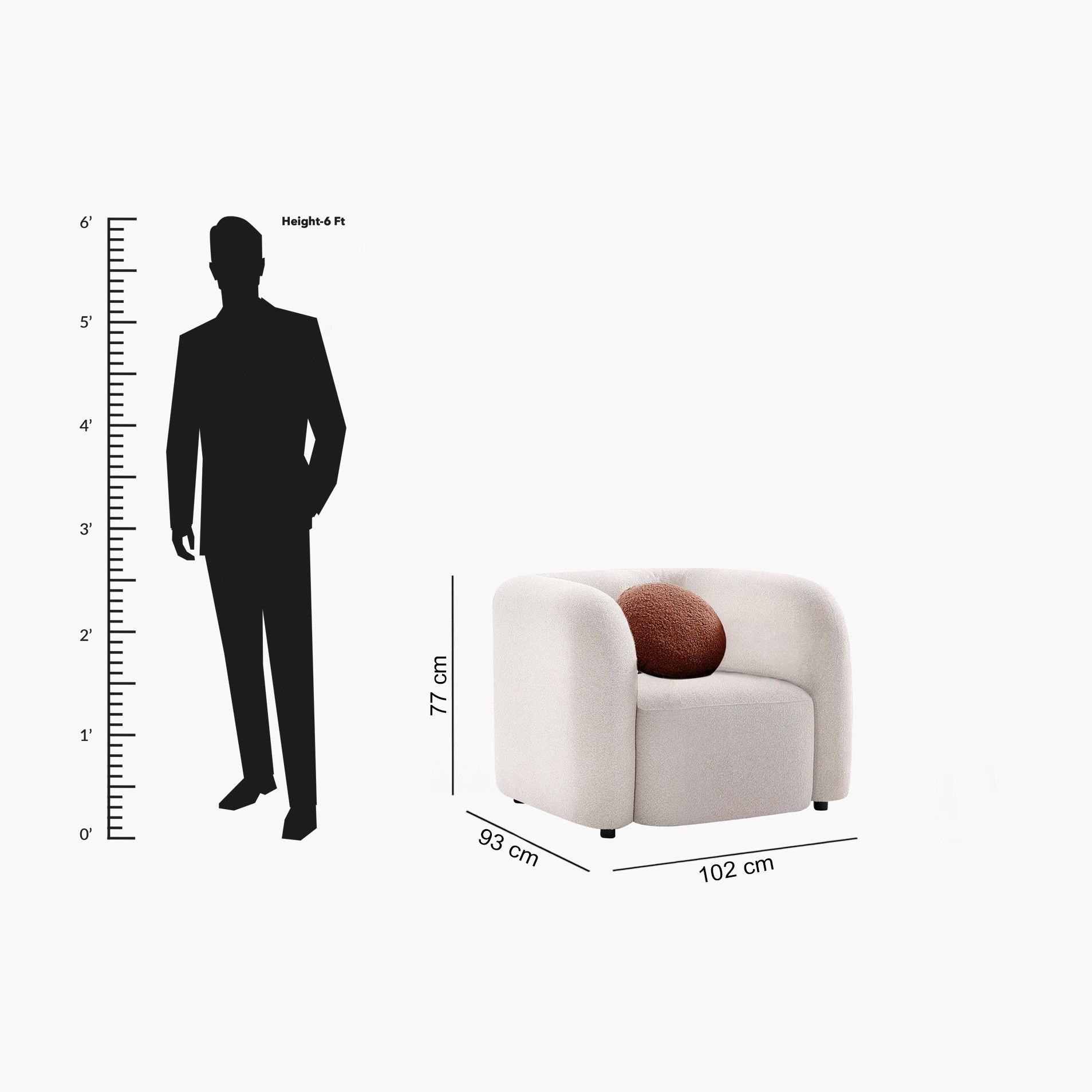 Seoul NXT Fabric Armchair Sofa with 1 Round and Cylindrical Pillow-hbxlivingroom-sofasandarmchairs-sofas-image-10