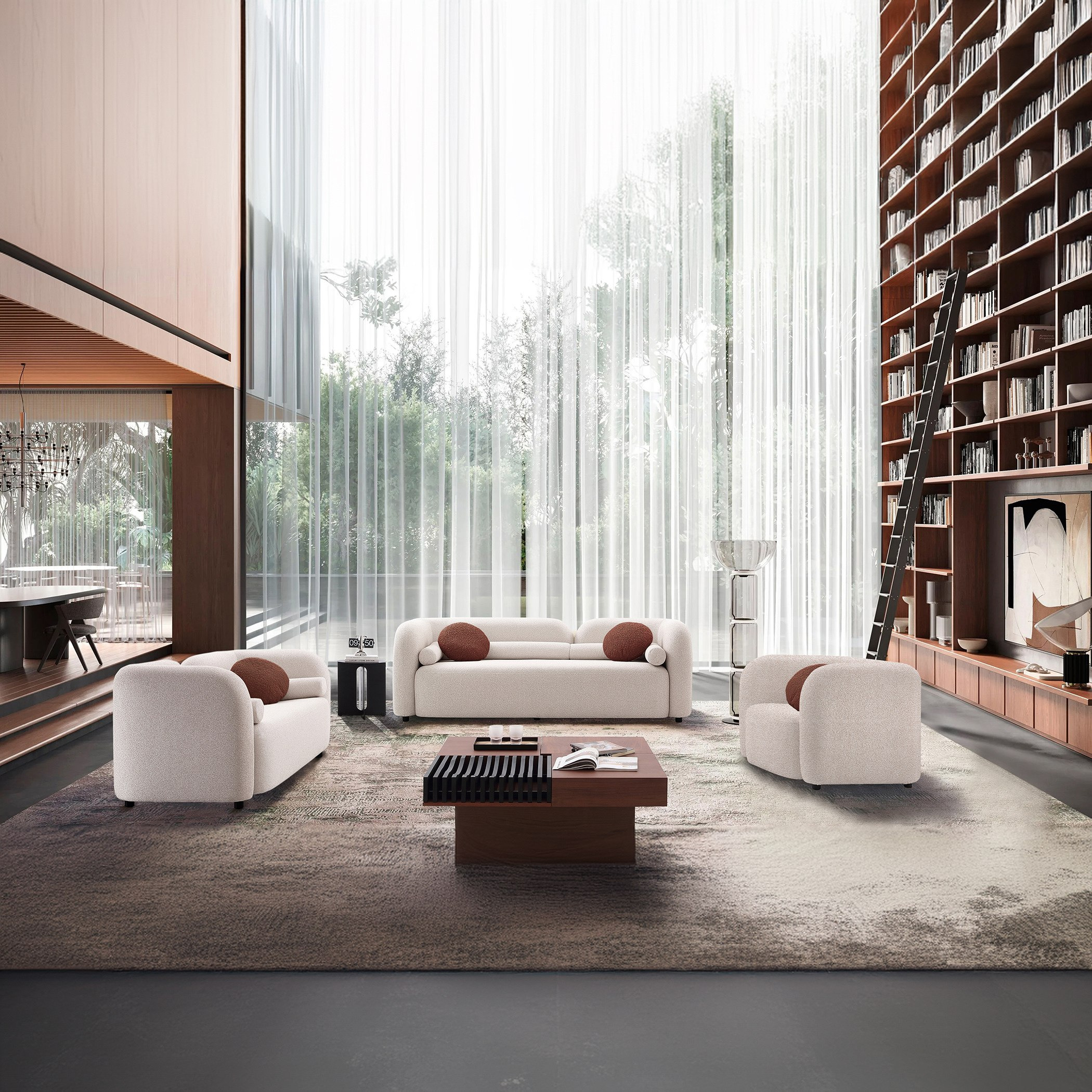 Seoul NXT Fabric Armchair Sofa with 1 Round and Cylindrical Pillow-hbxlivingroom-sofasandarmchairs-sofas-image-7
