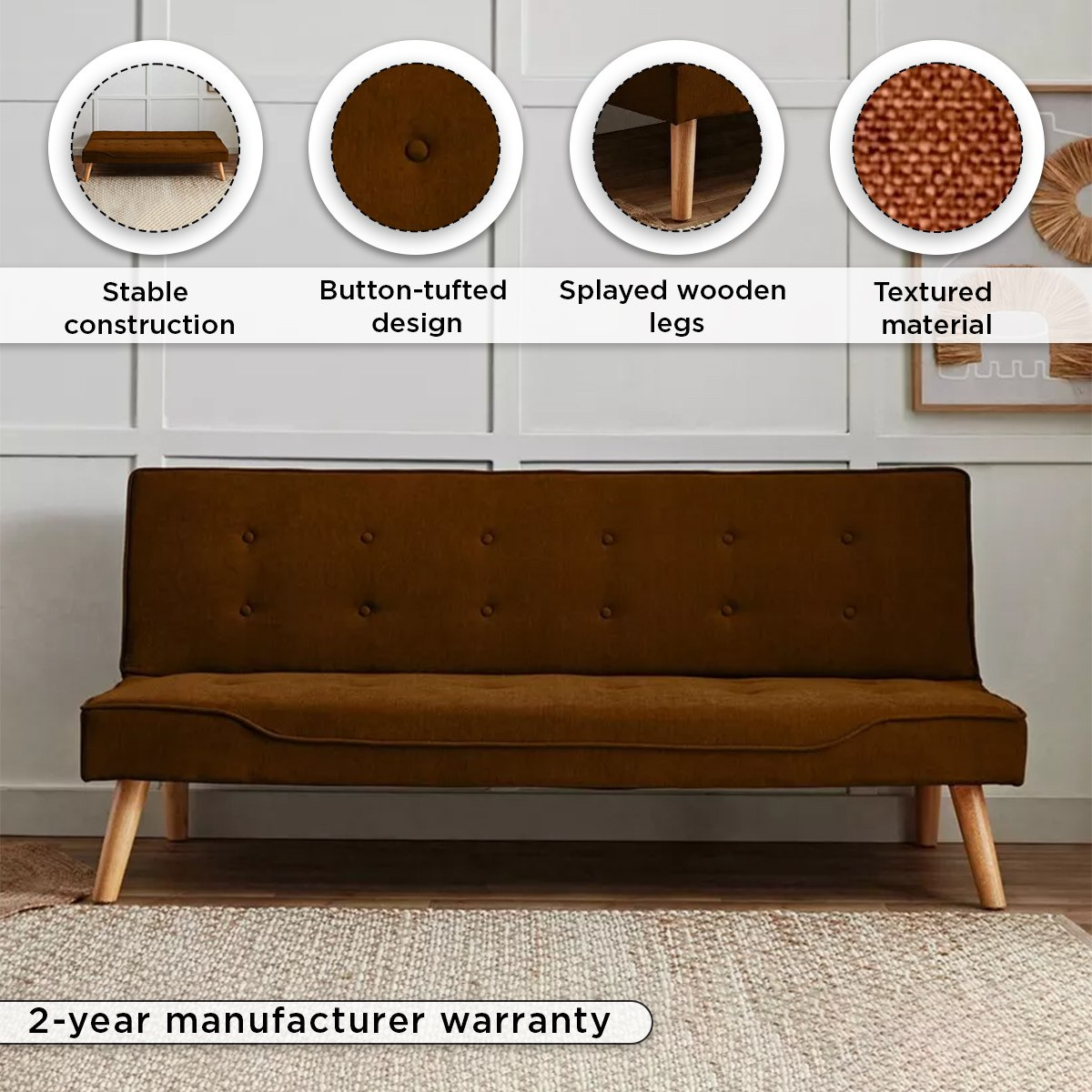كنبة سرير قماش 3 مقاعد من بولو-hbxfurniture-sofasandarmchairs-sofabeds-image-4