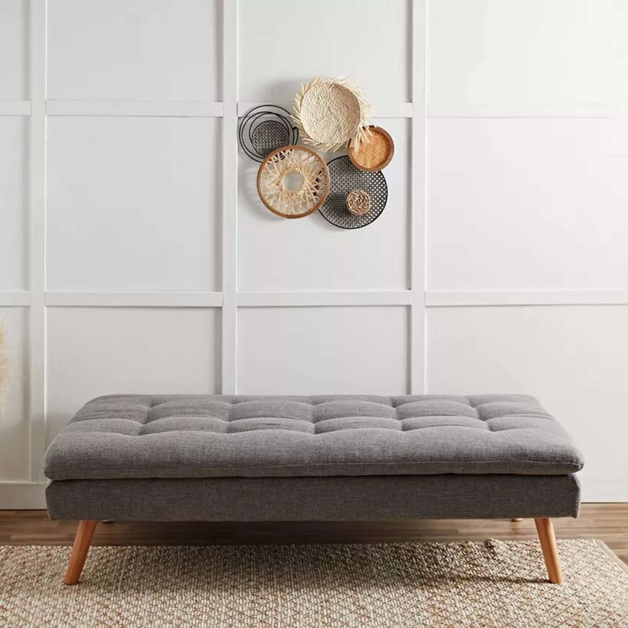 Melvin 3-Seater Fabric Sofa Bed with USB Port-hbxfurniture-sofasandarmchairs-sofabeds-image-3