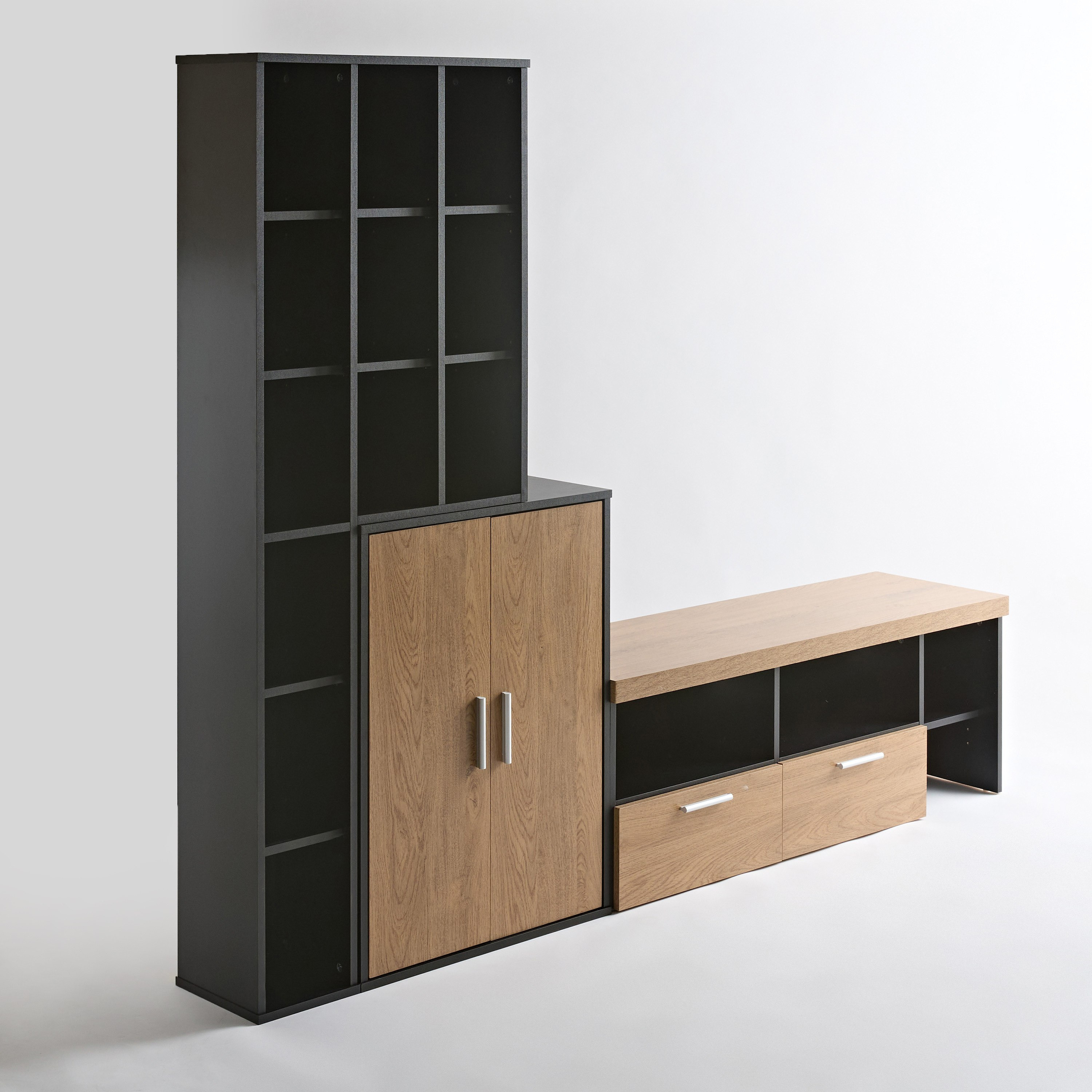 وحدة حائط للأجهزة حتى 50 بوصة 1.2 متر من أيكون نكست-hbxlivingroom-mediaunitsandstorage-wallunits-image-12