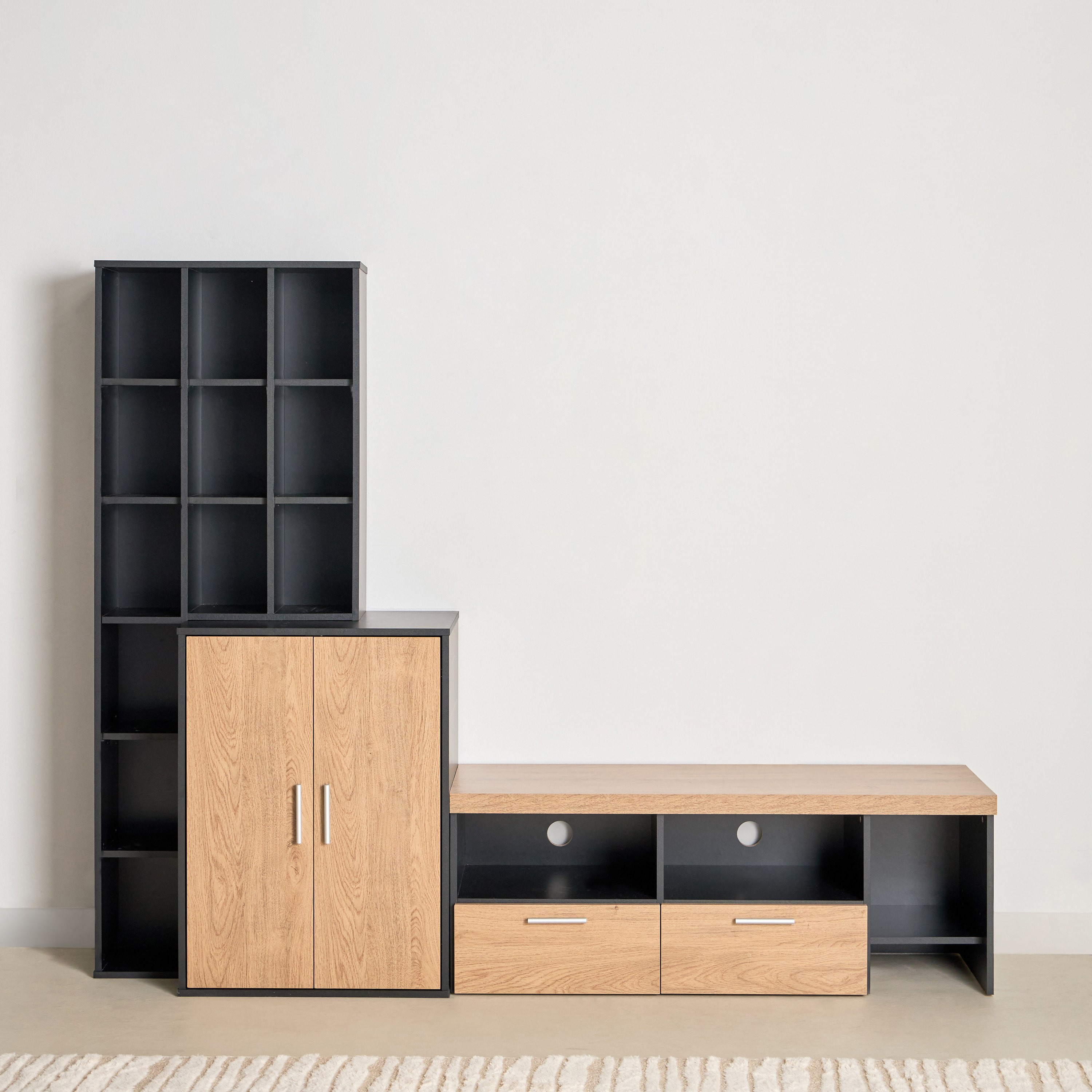 وحدة حائط للأجهزة حتى 50 بوصة 1.2 متر من أيكون نكست-hbxlivingroom-mediaunitsandstorage-wallunits-image-4