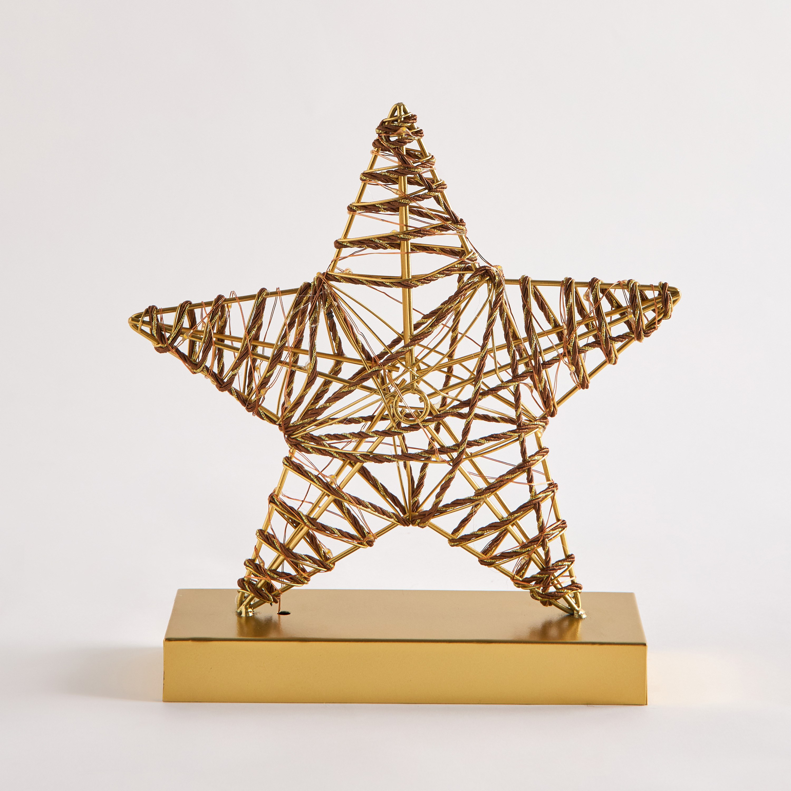 Asher Metal LED Star Accent - 25x7.2x26.5 cm-hbxhomeware-homedecor-figurinesandornaments-image-5