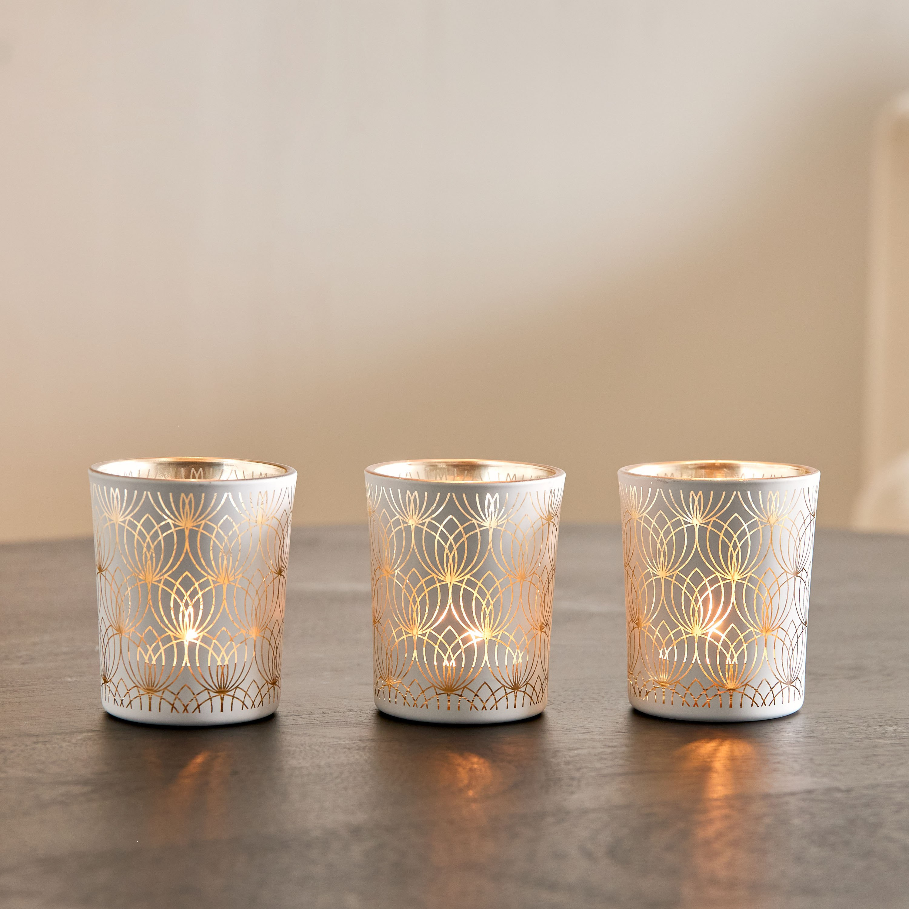 Asher 3-Piece Glass Candleholder Set - 5.5x5.5x6.7 cm-hbxlivingroom-decorandaccessories-candleholders-image-1