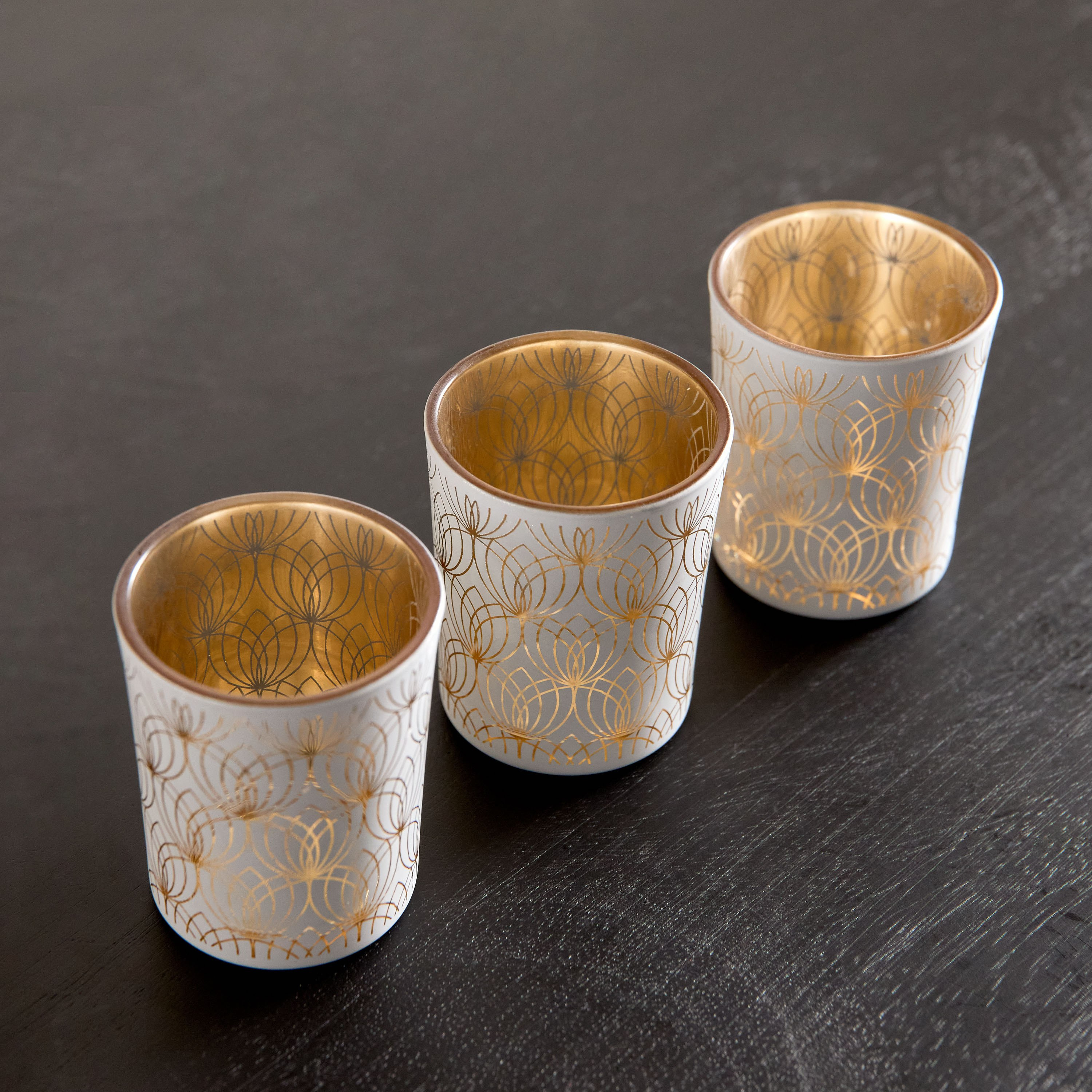 Asher 3-Piece Glass Candleholder Set - 5.5x5.5x6.7 cm-hbxlivingroom-decorandaccessories-candleholders-image-2