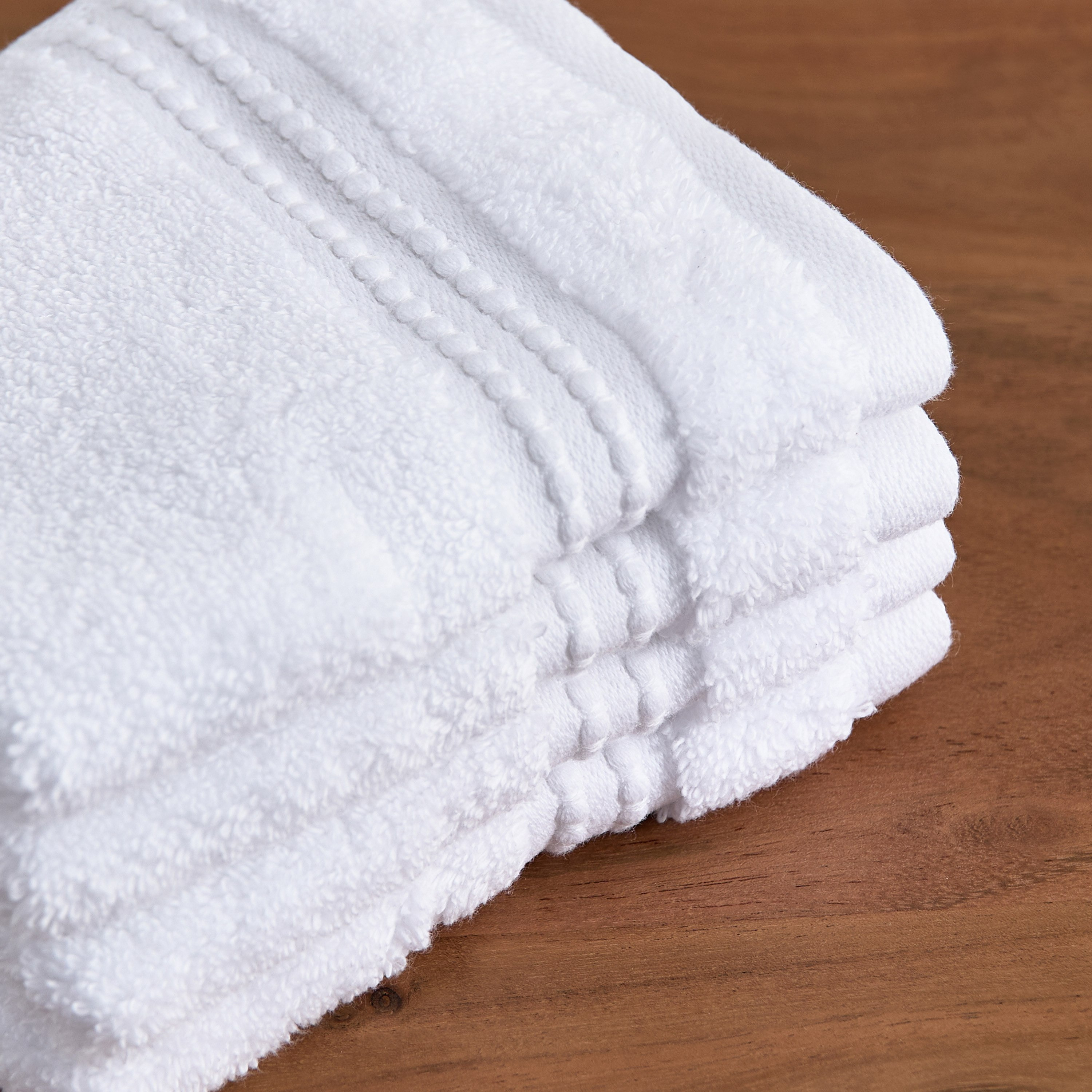 Cloud Soft Serene Zero Twist 4-Piece Face Towel Set - 30x30 cm-hbxbathroom-bathroomtextiles-image-2