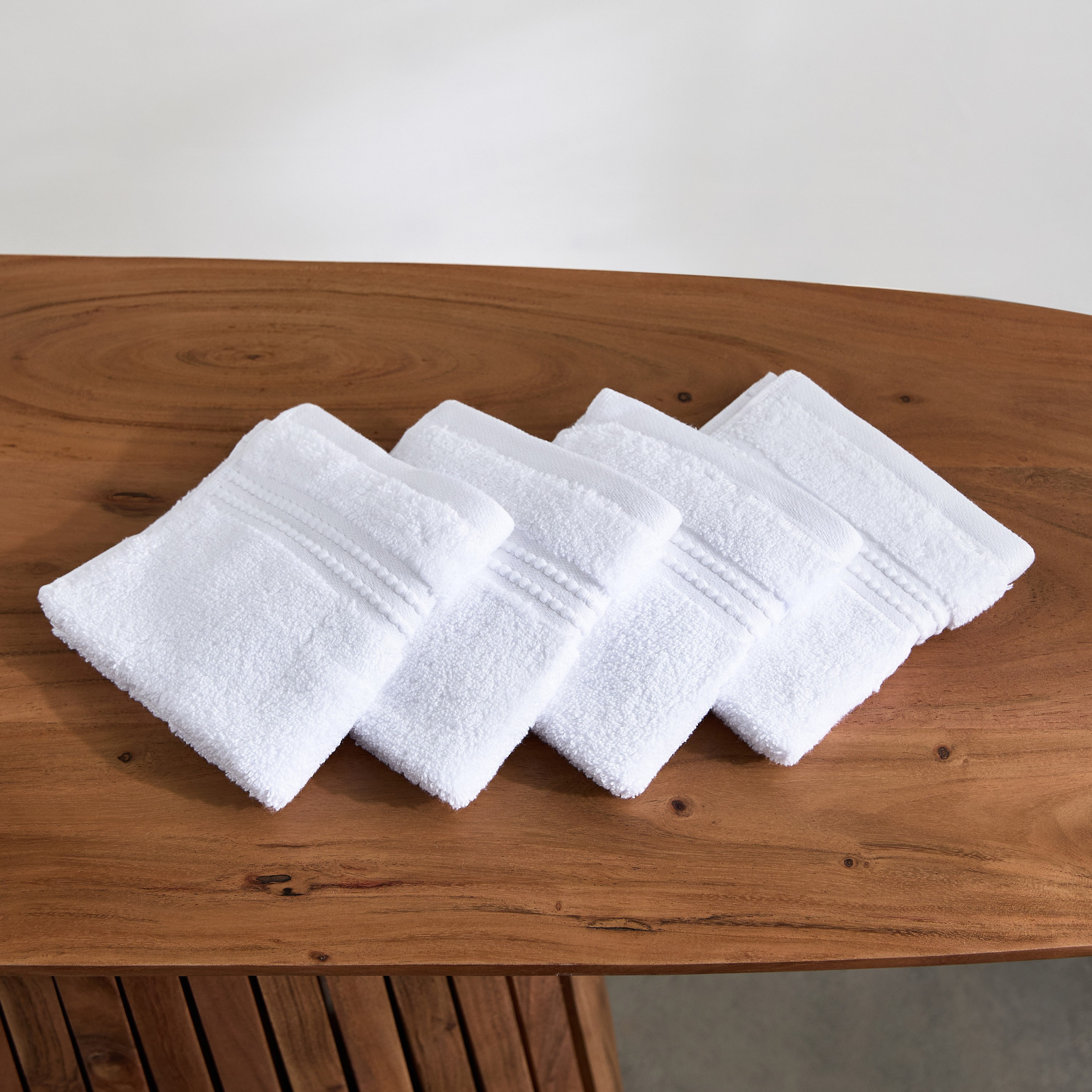 Cloud Soft Serene Zero Twist 4-Piece Face Towel Set - 30x30 cm-hbxbathroom-bathroomtextiles-image-3