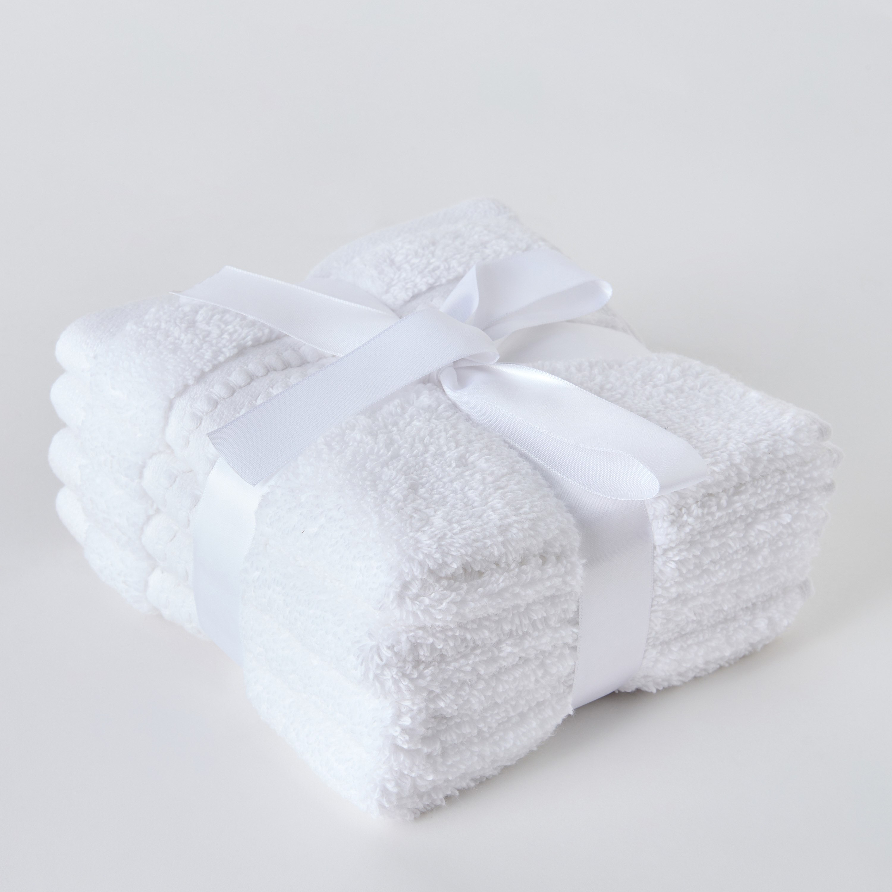 Cloud Soft Serene Zero Twist 4-Piece Face Towel Set - 30x30 cm-hbxbathroom-bathroomtextiles-image-6