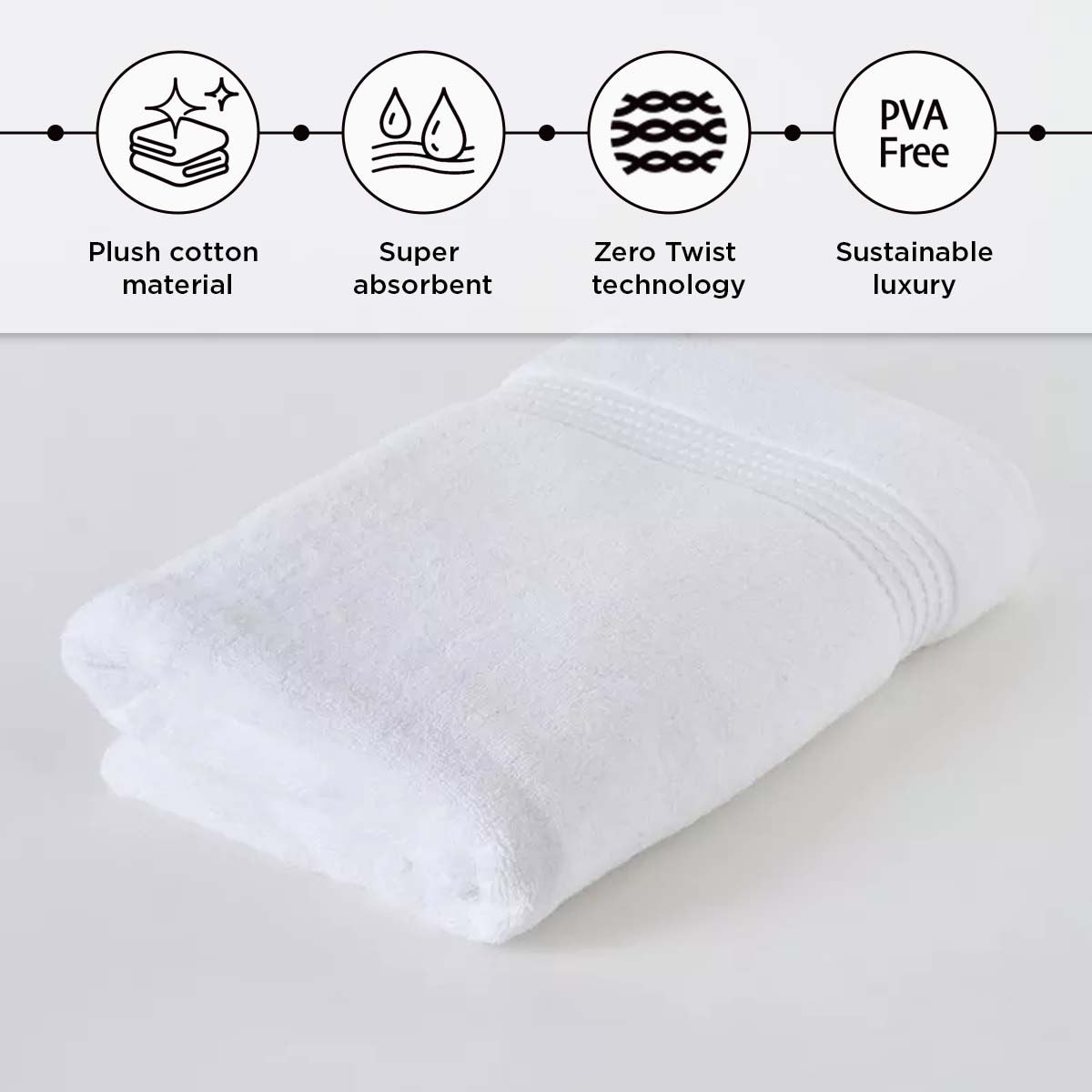 Cloud Soft Serene Zero Twist Bath Towel - 70x140 cm-hbxbathroom-bathroomtextiles-image-4