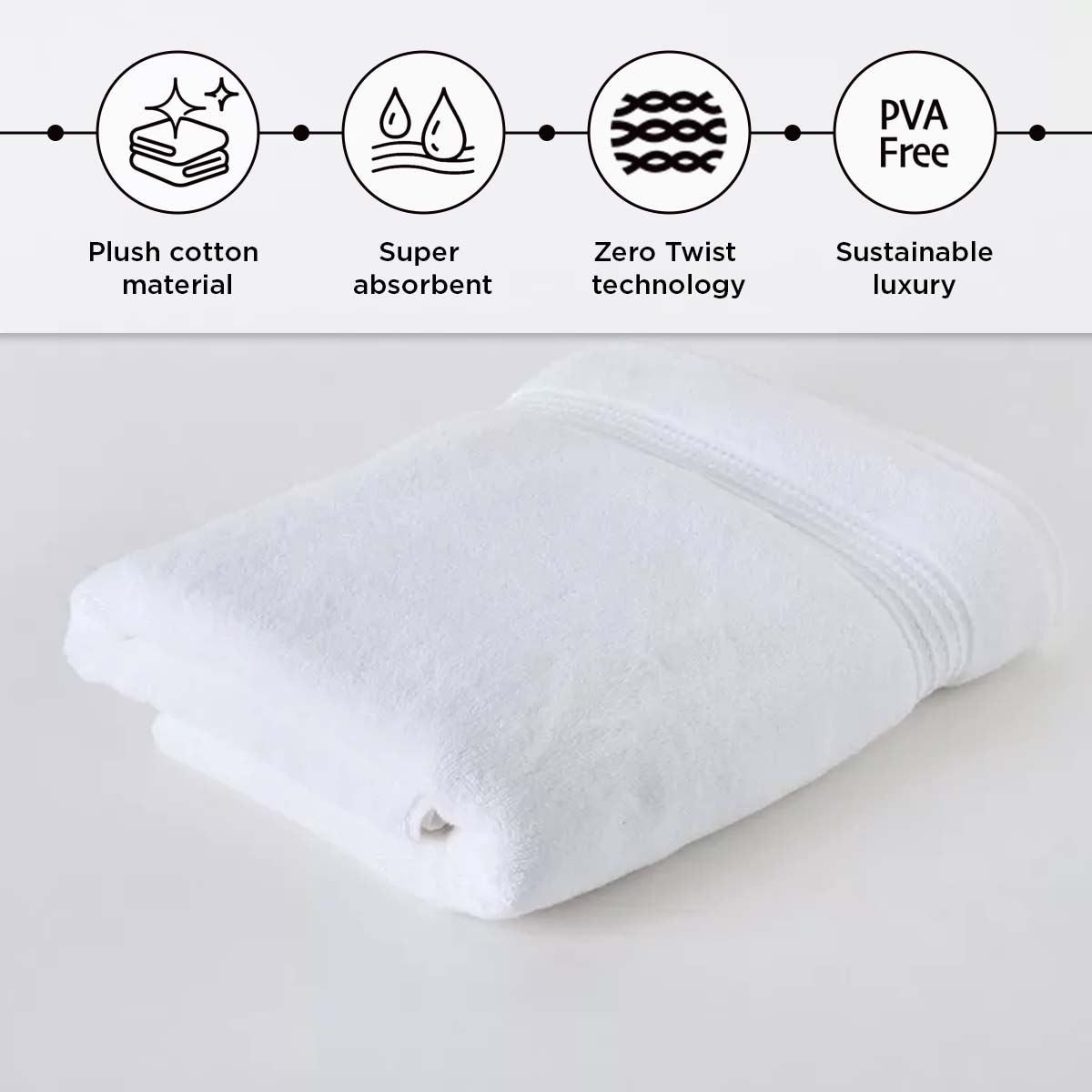 Cloud Soft Serene Zero Twist Bath Sheet - 90x150 cm-hbxbathroom-bathroomtextiles-image-4