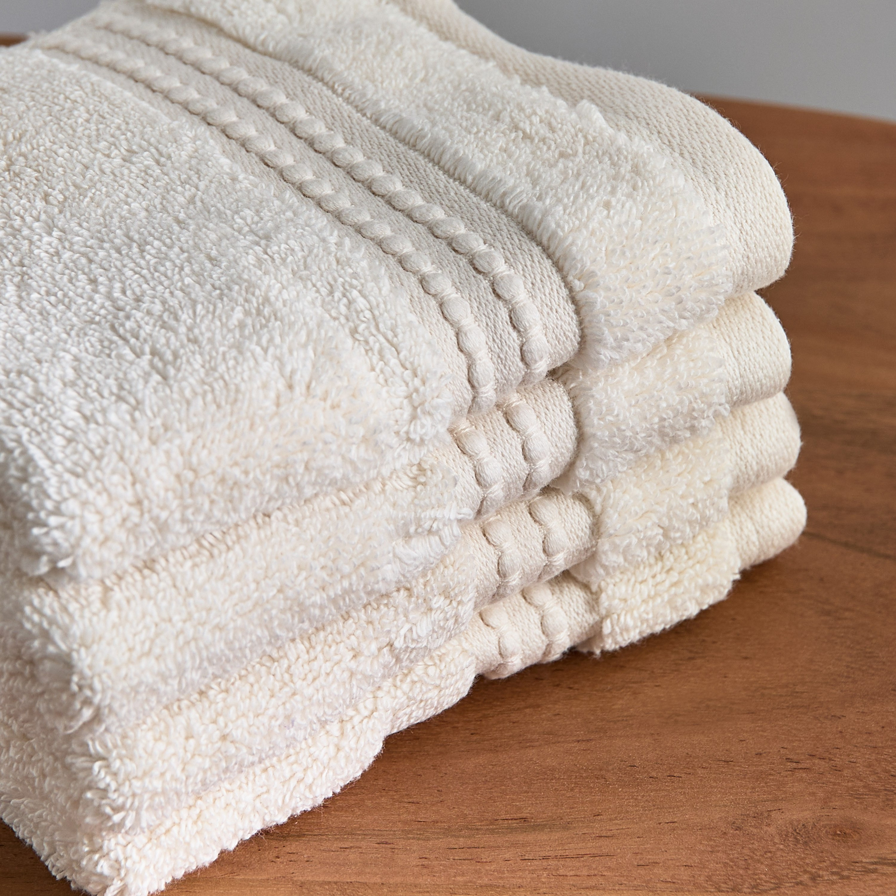 Cloud Soft Serene Zero Twist 4-Piece Face Towel Set - 30x30 cm-hbxbathroom-bathroomtextiles-image-2