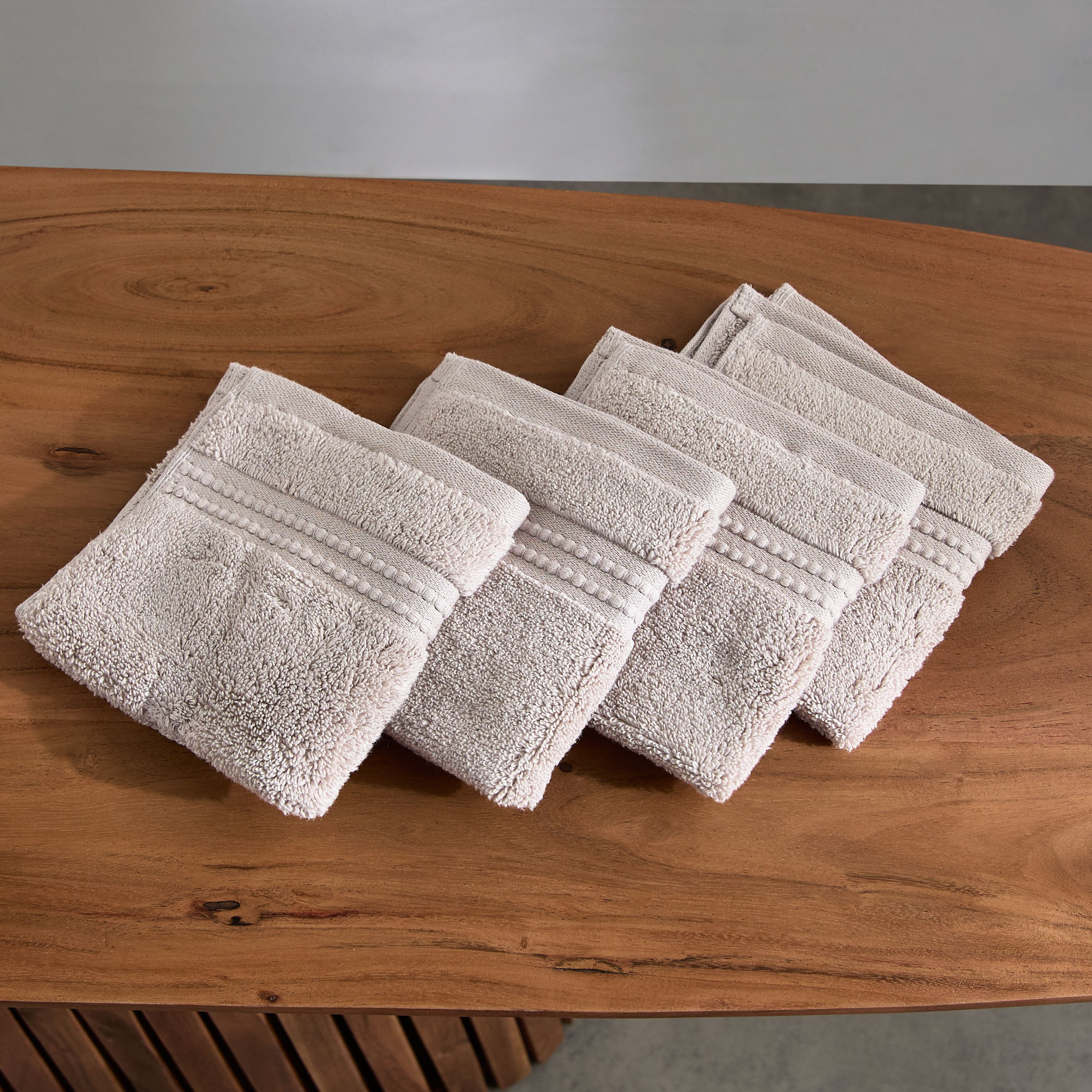 Cloud Soft Serene Zero Twist 4-Piece Face Towel Set - 30x30 cm-hbxbathroom-bathroomtextiles-image-3