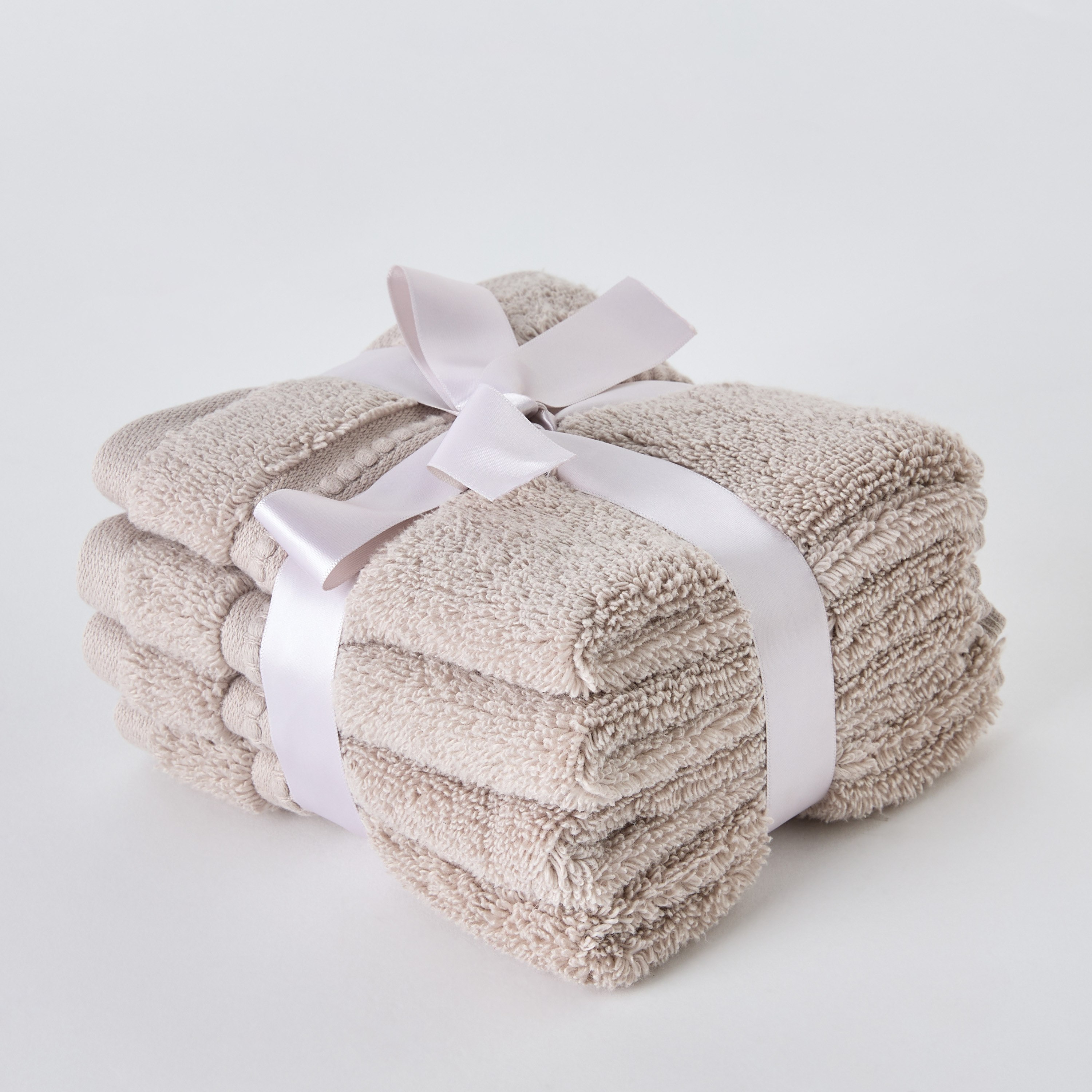 Cloud Soft Serene Zero Twist 4-Piece Face Towel Set - 30x30 cm-hbxbathroom-bathroomtextiles-image-6