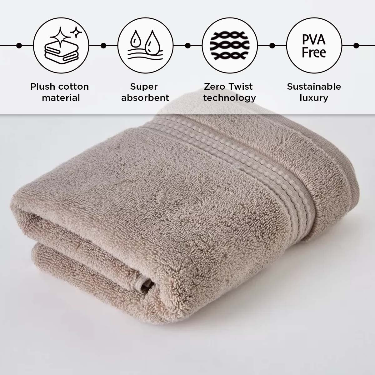 Cloud Soft Serene Zero Twist Hand Towel - 50x90 cm-hbxbathroom-bathroomtextiles-image-4