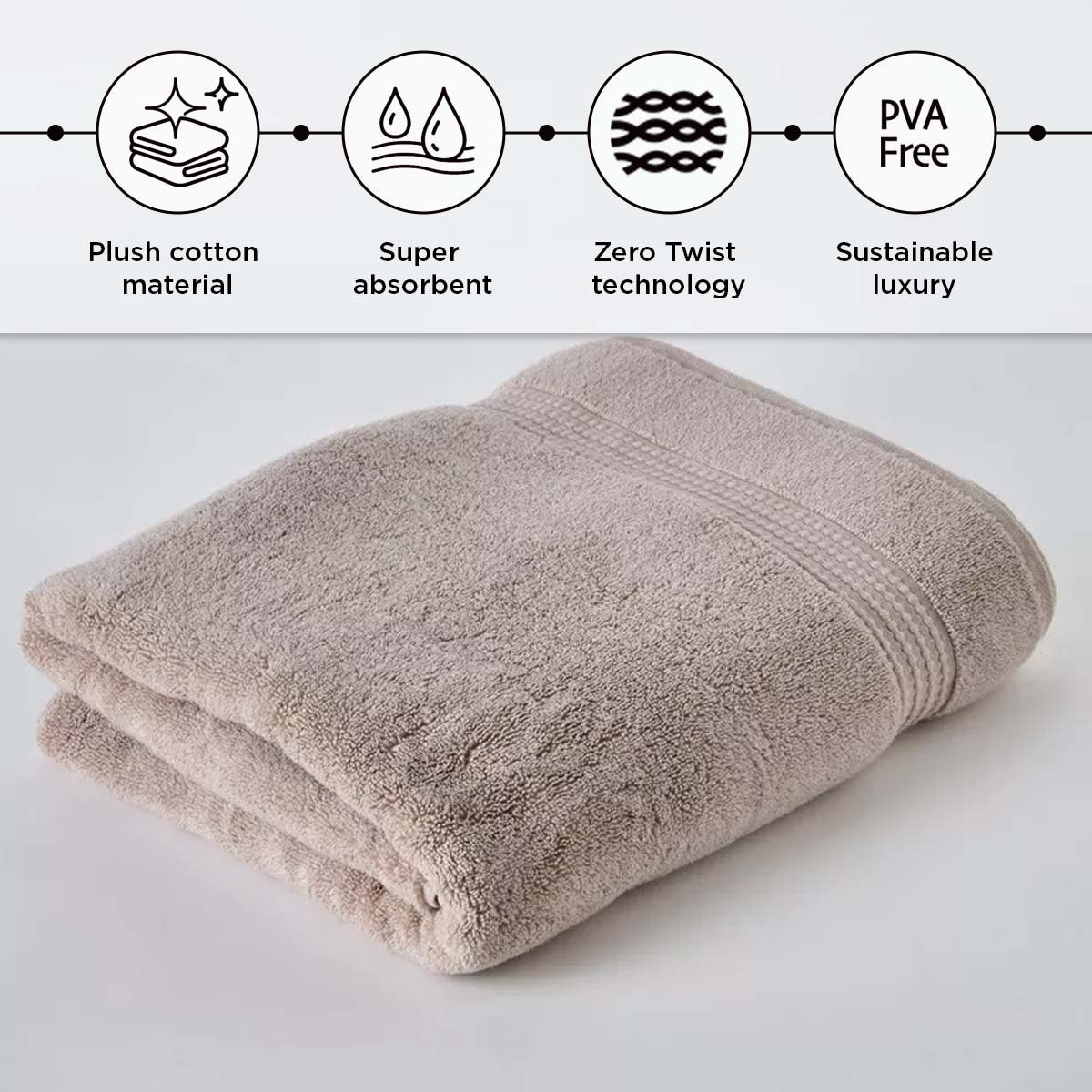 Cloud Soft Serene Zero Twist Bath Sheet - 90x150 cm-hbxbathroom-bathroomtextiles-image-4