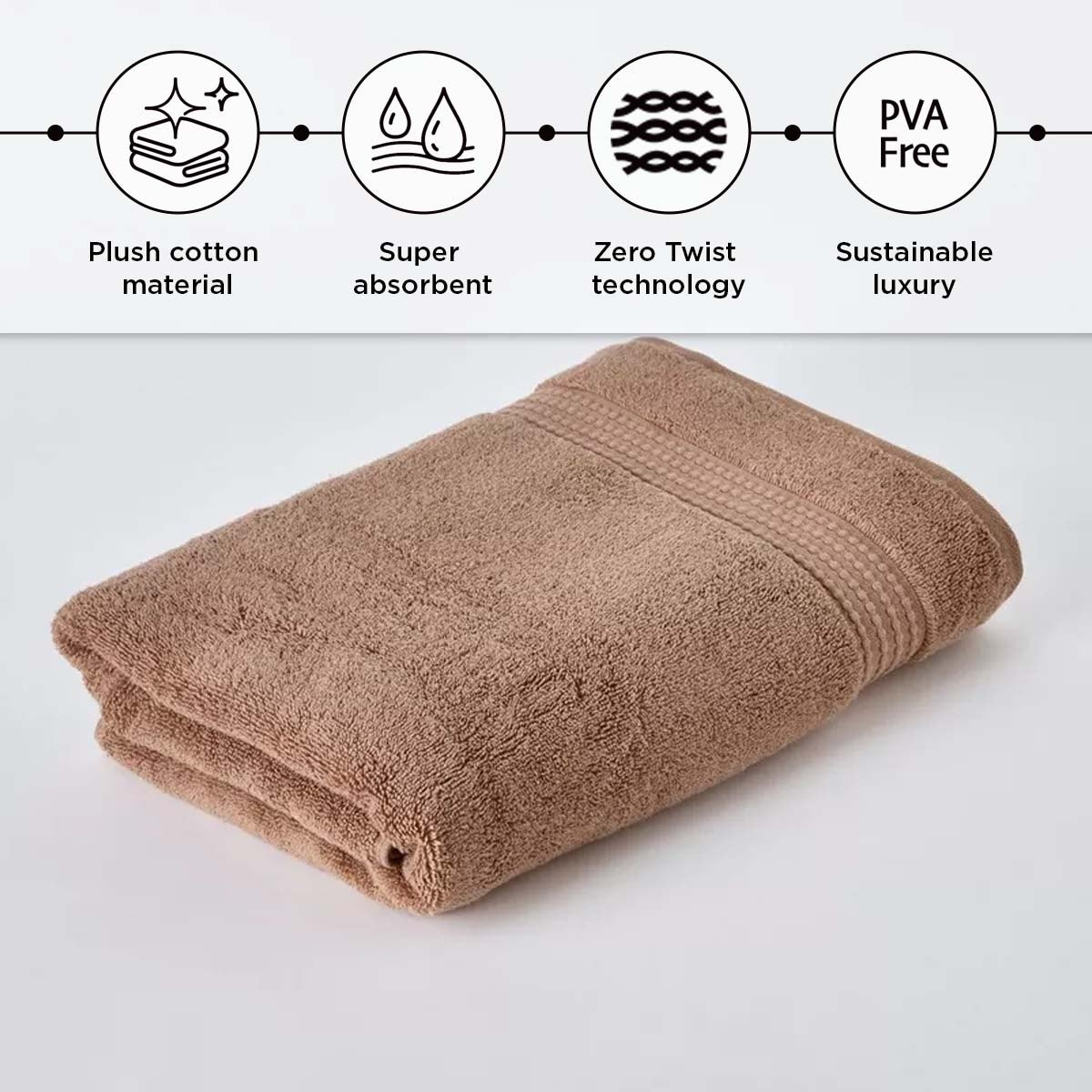 Cloud Soft Serene Zero Twist Bath Towel - 70x140 cm-hbxbathroom-bathroomtextiles-image-4
