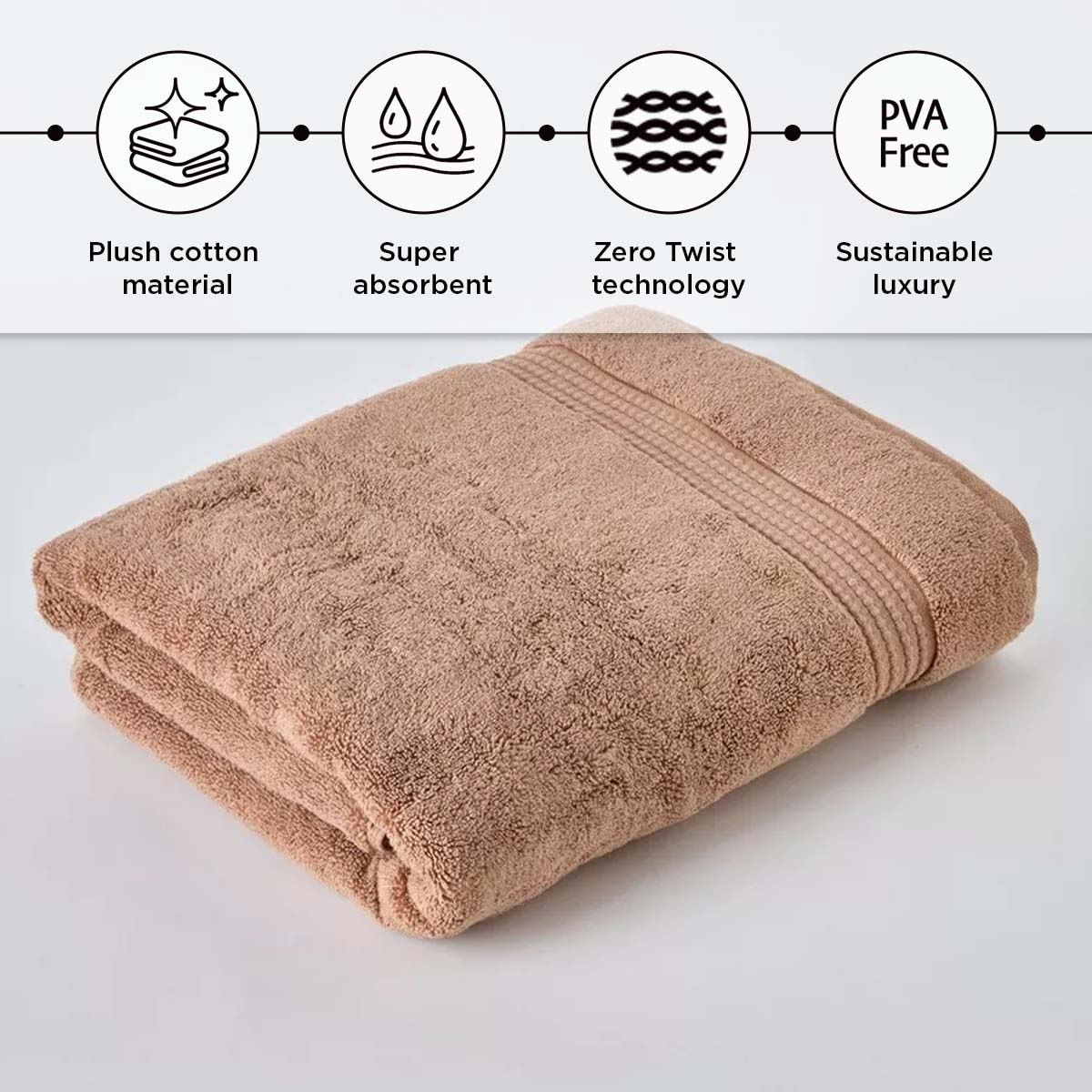Cloud Soft Serene Zero Twist Bath Sheet - 90x150 cm-hbxbathroom-bathroomtextiles-image-4