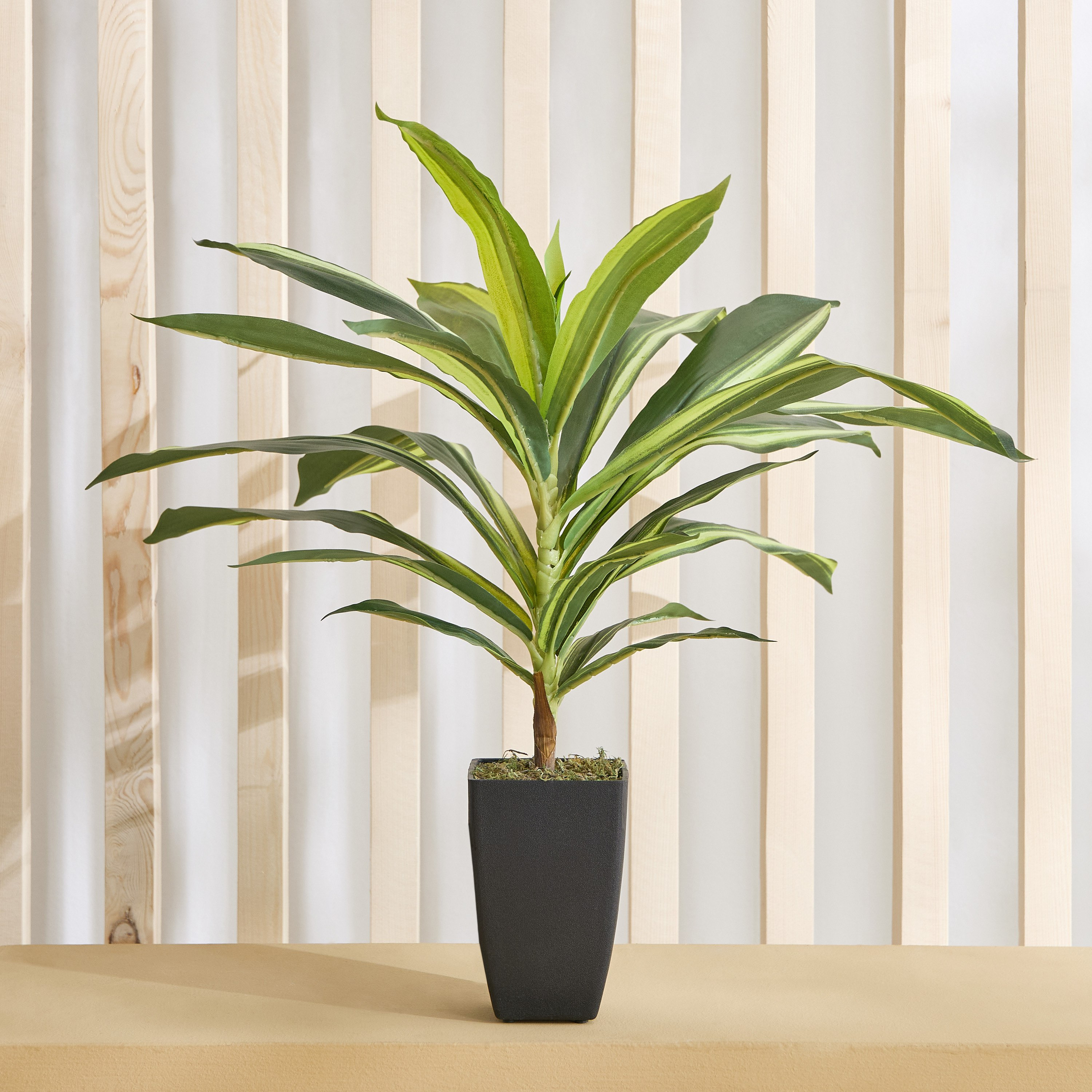 نبات دراسينا فراجرانس صناعي مع وعاء من تريتون ريل تاتش - 30x30x58 سم-hbxhomeware-hbxdecorandfurnishings-image-1
