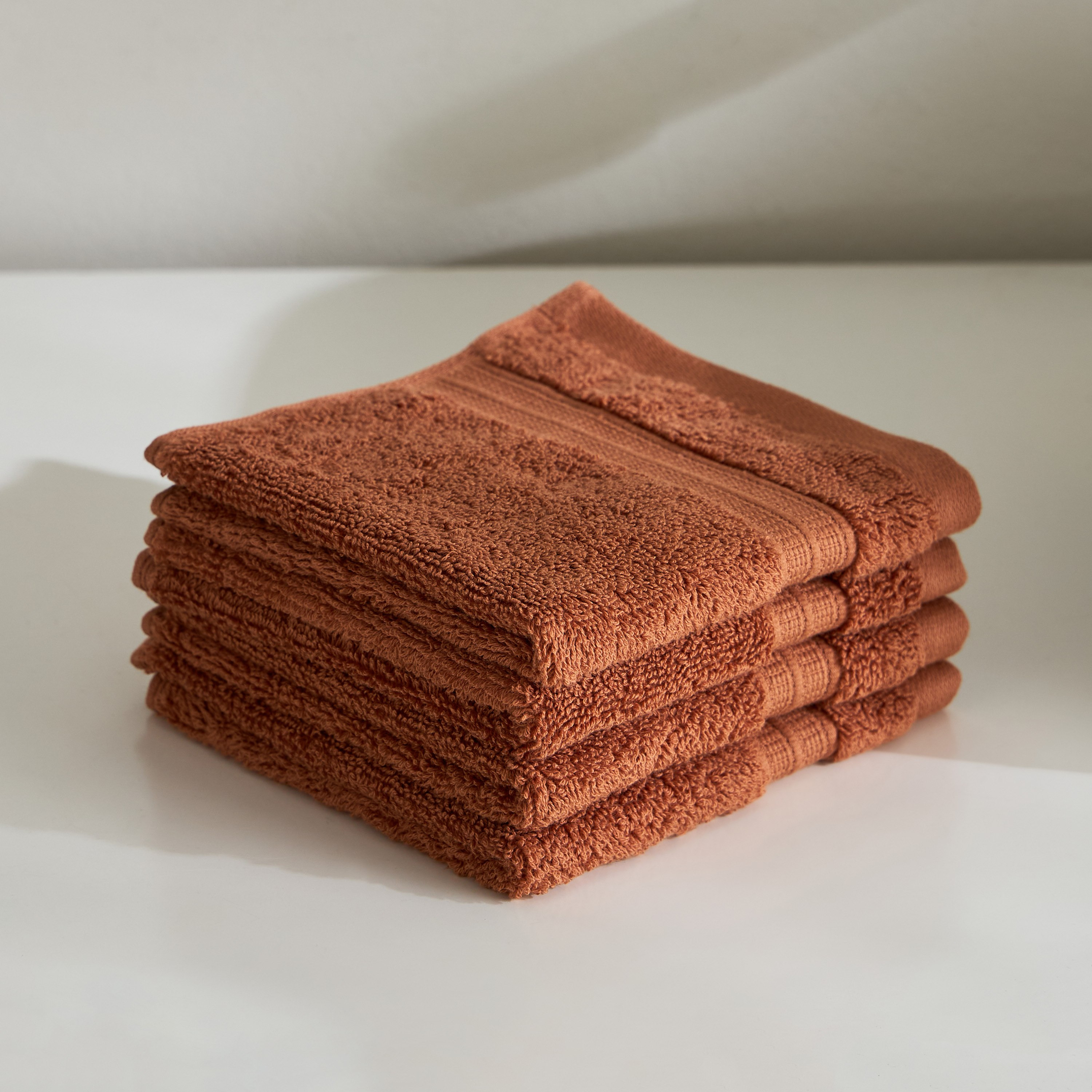 مجموعة مناشف وجه 4 قطع من إير ريتش - 30x30 سم-hbxbathroom-bathroomtextiles-image-1