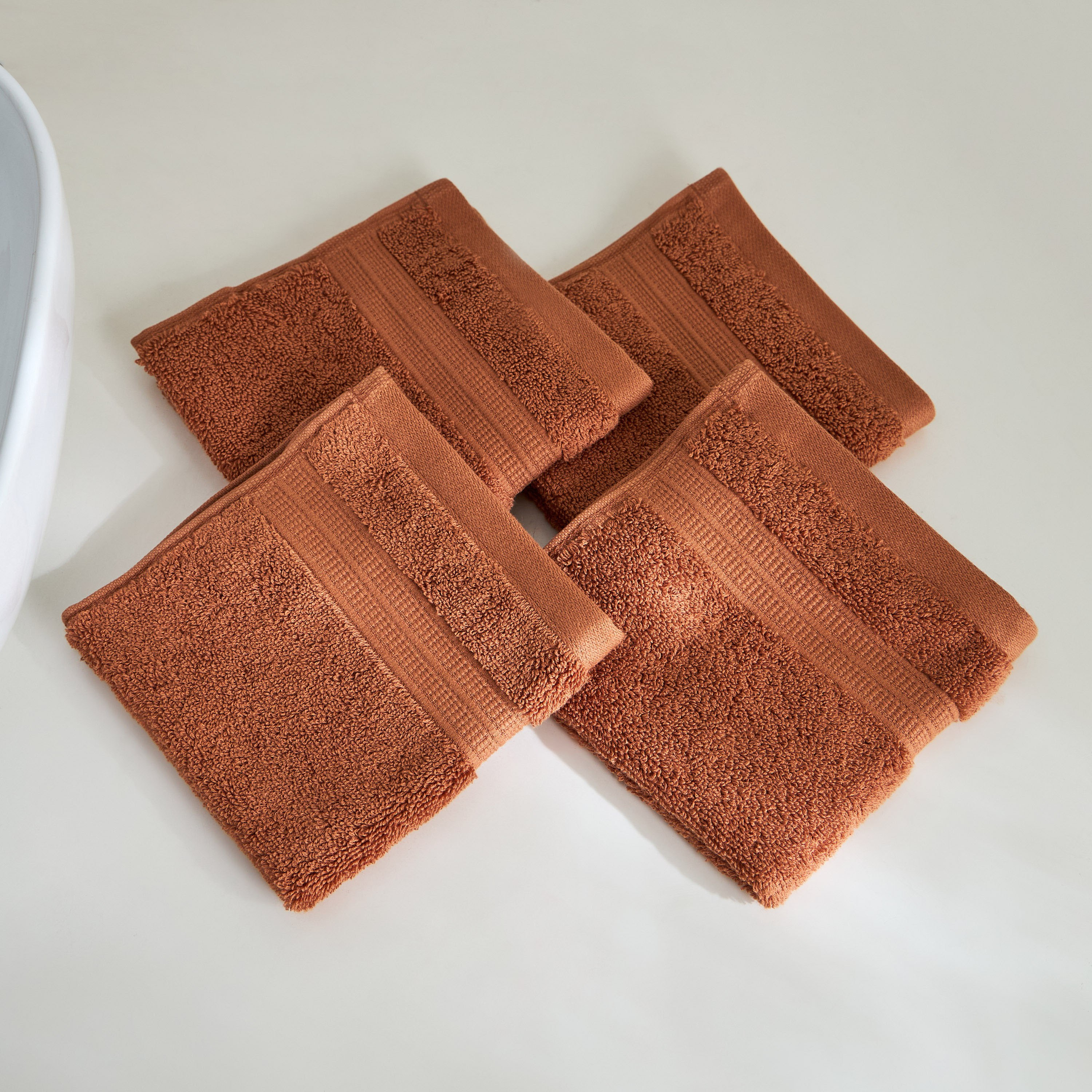 مجموعة مناشف وجه 4 قطع من إير ريتش - 30x30 سم-hbxbathroom-bathroomtextiles-image-3