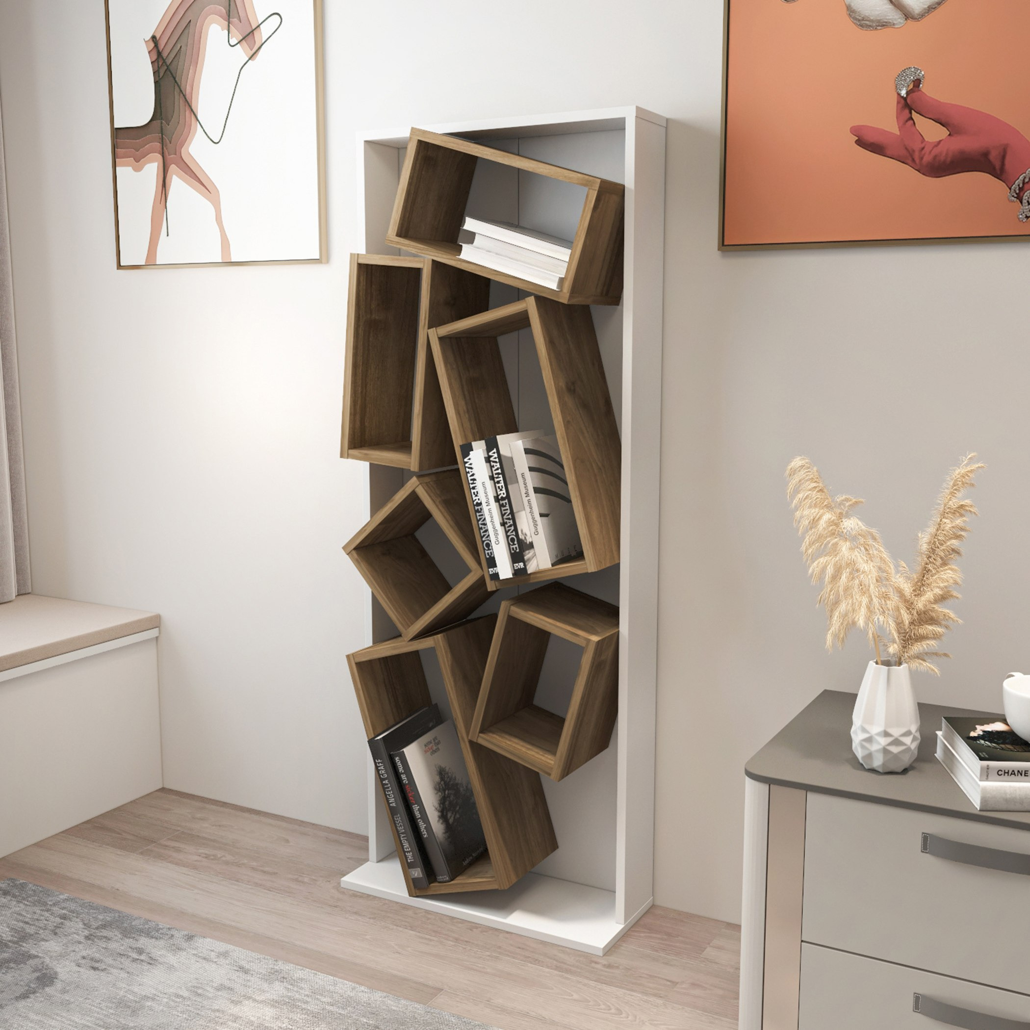 خزانة كتب من مودوليكس أوهايو-hbxfurniture-office-bookcases-image-2