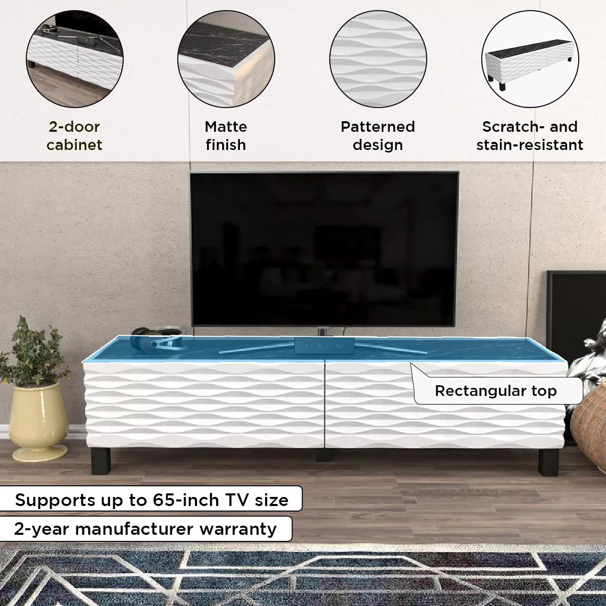 Modulix Orleans 1.5 Metre TV Unit for TVs up to 65 inches-hbxlivingroom-mediaunitsandstorage-tvunits-image-4