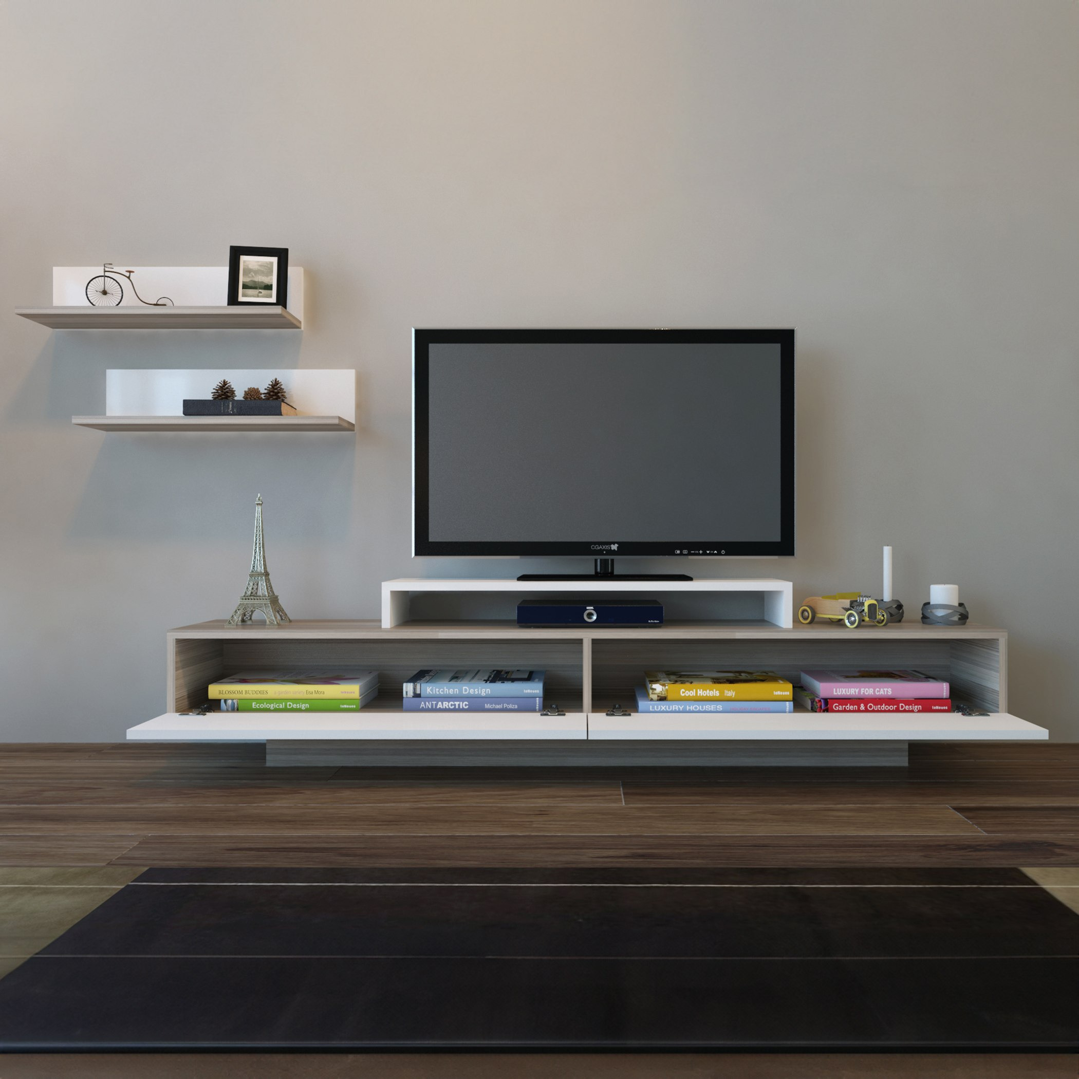Modulix Maple 1.8 Metre TV Unit for TVs up to 75 inches-hbxlivingroom-mediaunitsandstorage-tvunits-image-3