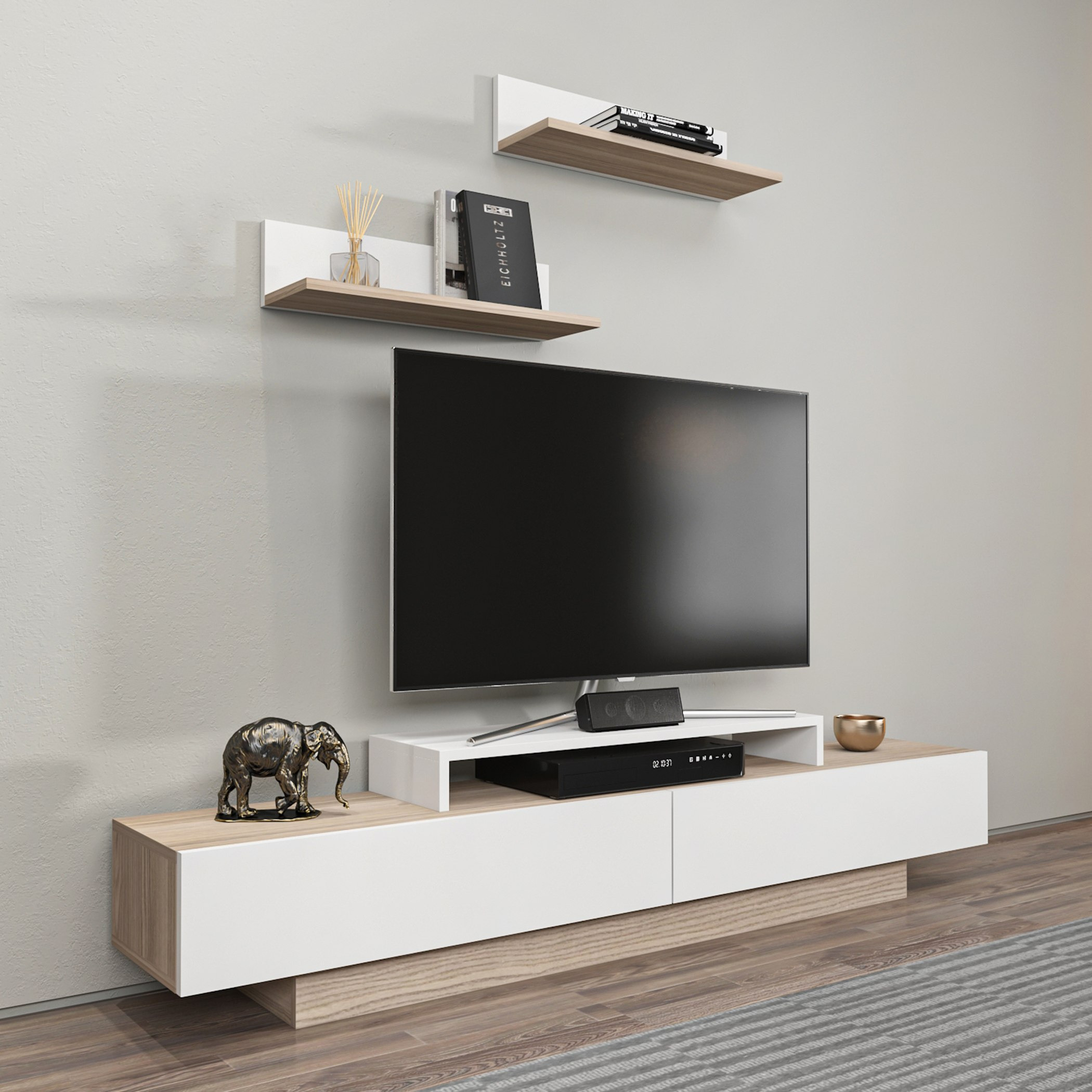 Modulix Maple 1.8 Metre TV Unit for TVs up to 75 inches-hbxlivingroom-mediaunitsandstorage-tvunits-image-5