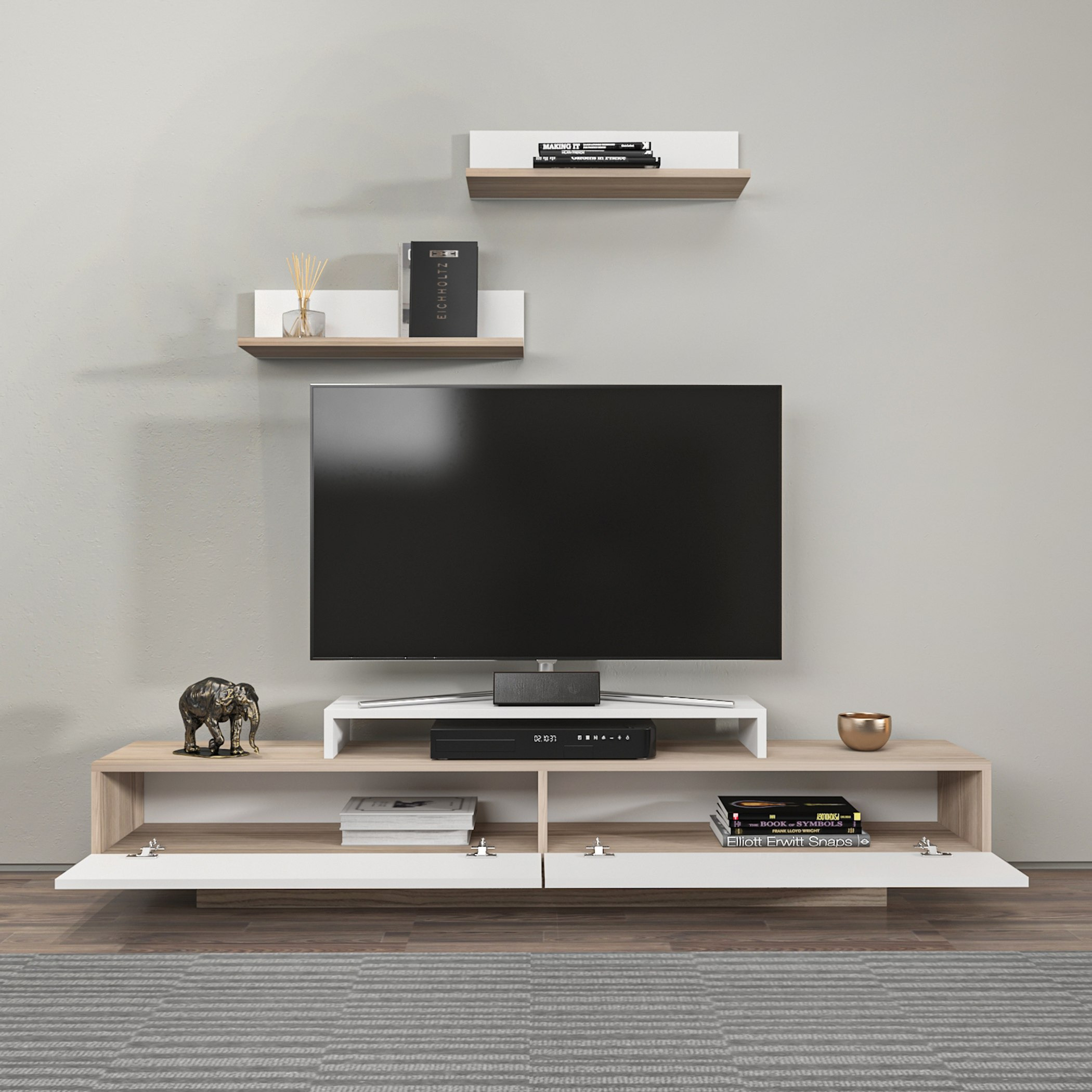 Modulix Maple 1.8 Metre TV Unit for TVs up to 75 inches-hbxlivingroom-mediaunitsandstorage-tvunits-image-6
