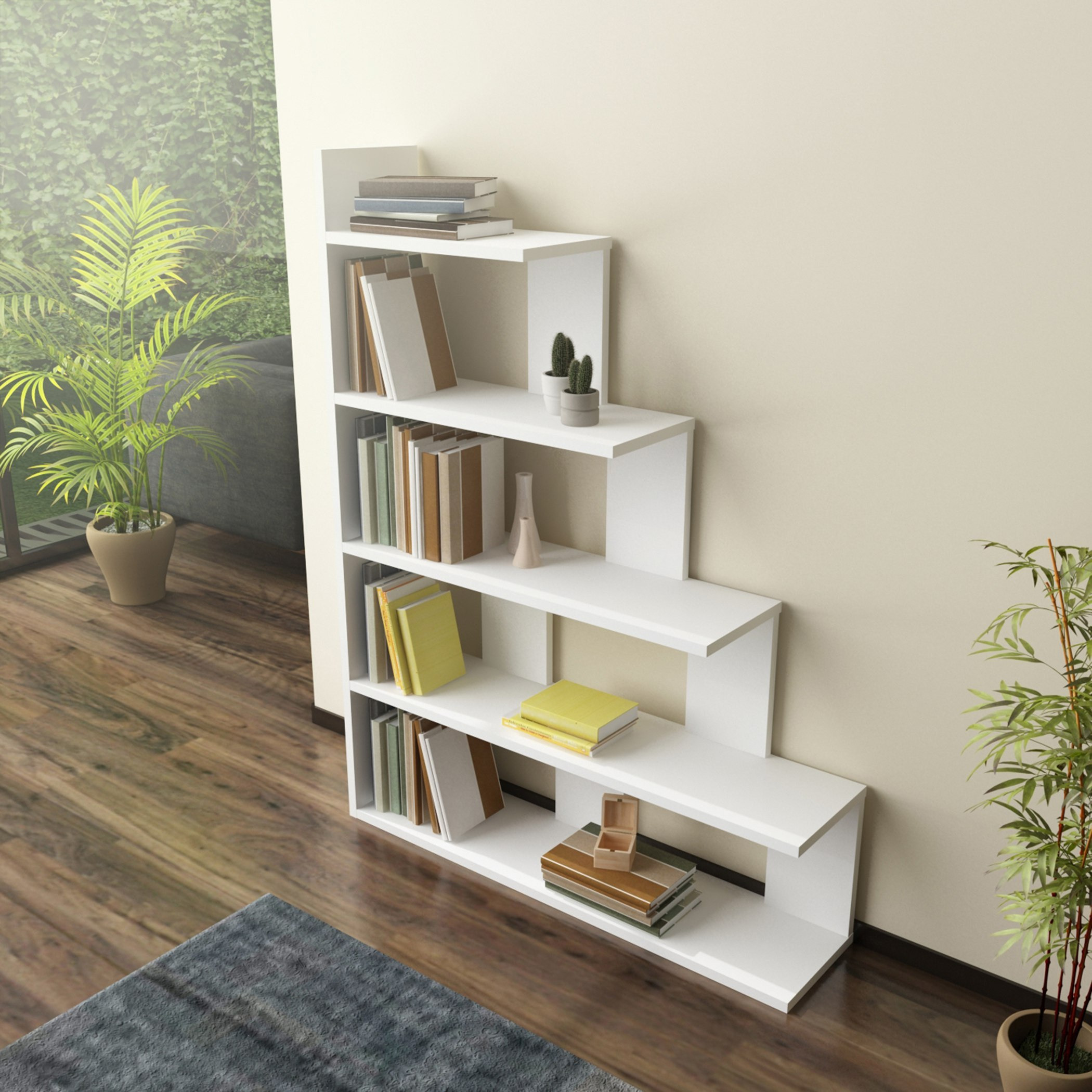 Modulix Opus Step Bookcase-hbxfurniture-office-bookcases-image-3