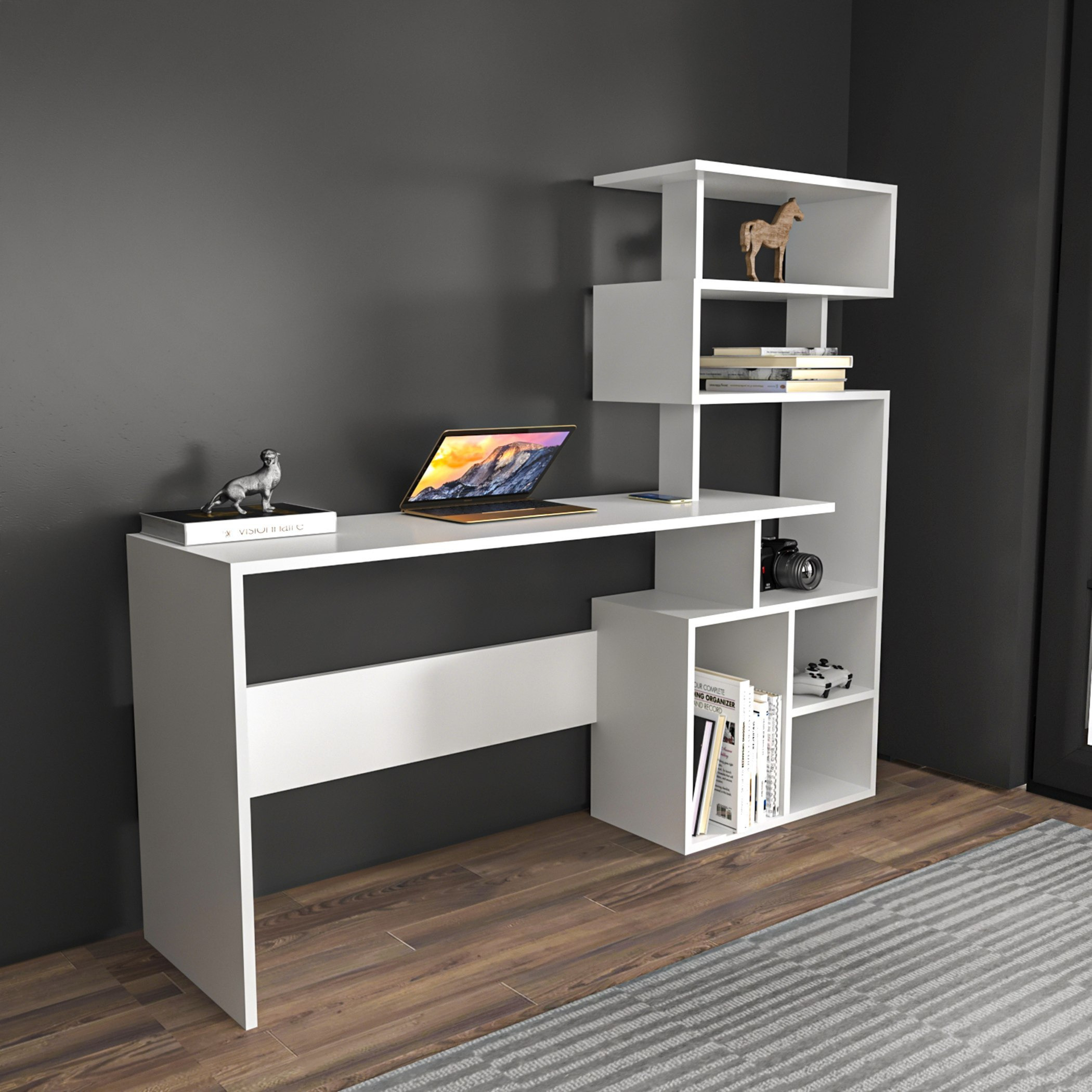 مكتب دراسة مع خزانة كتب من مودوليكس أوبس-hbxfurniture-office-desks-image-2