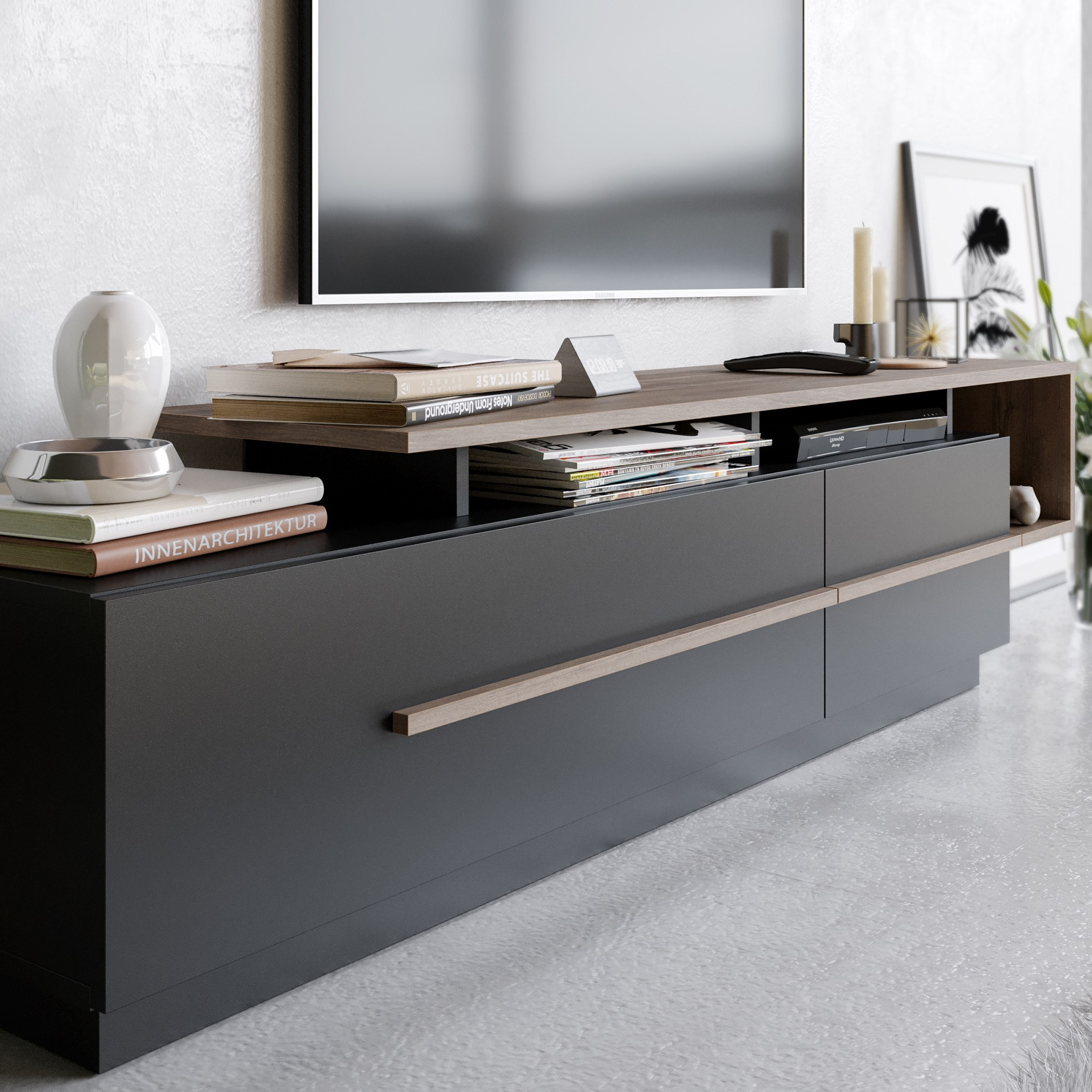 Modulix Ohio 1.8 Metre TV Unit for TVs up to 75 inches-hbxlivingroom-mediaunitsandstorage-tvunits-image-3
