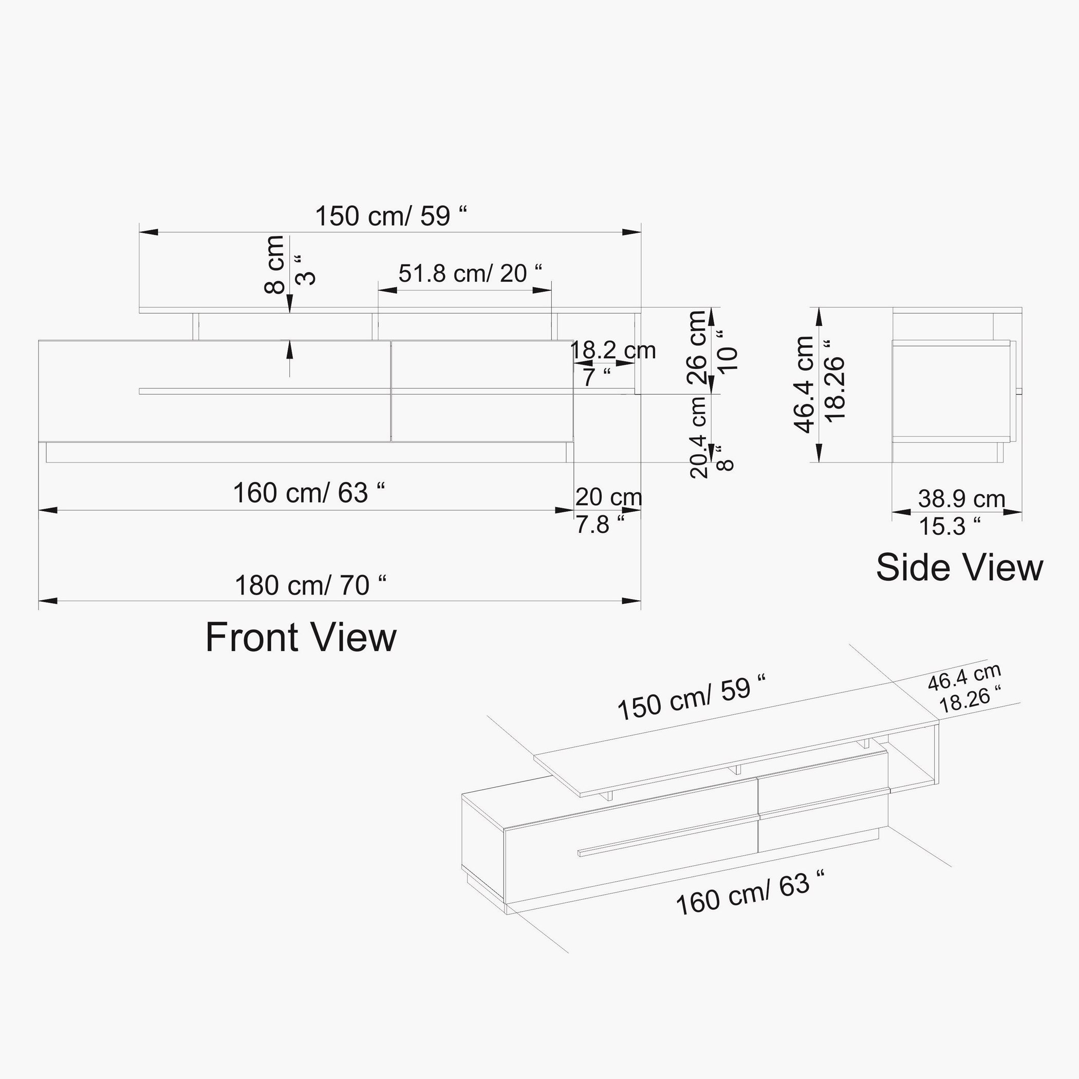 Modulix Ohio 1.8 Metre TV Unit for TVs up to 75 inches-hbxlivingroom-mediaunitsandstorage-tvunits-image-6