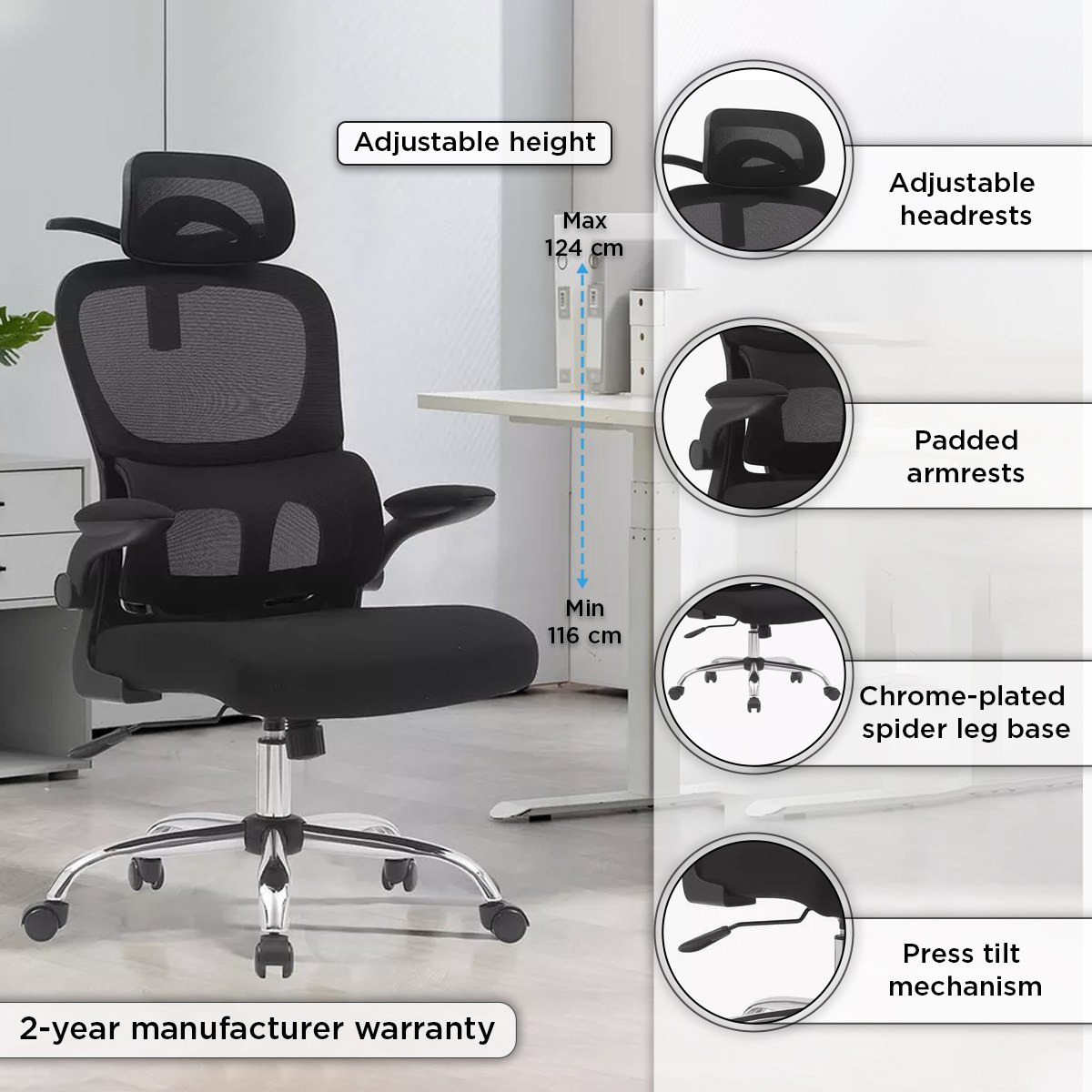 كرسي مكتب بمسند ظهر مرتفع من تريفور-hbxfurniture-office-chairs-image-4