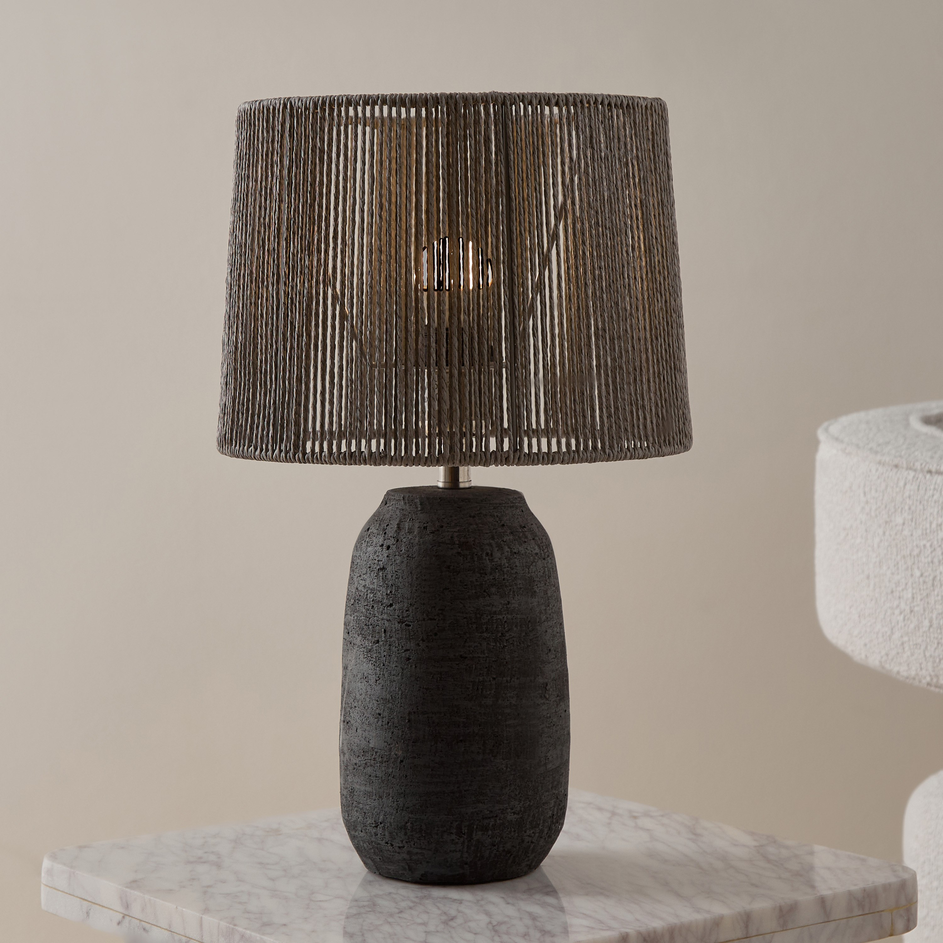Nash Terracotta Base Table Lamp with Specialty Shade - 28x45 cm-PROMO_HB_AE_B1G1_250925-image-1