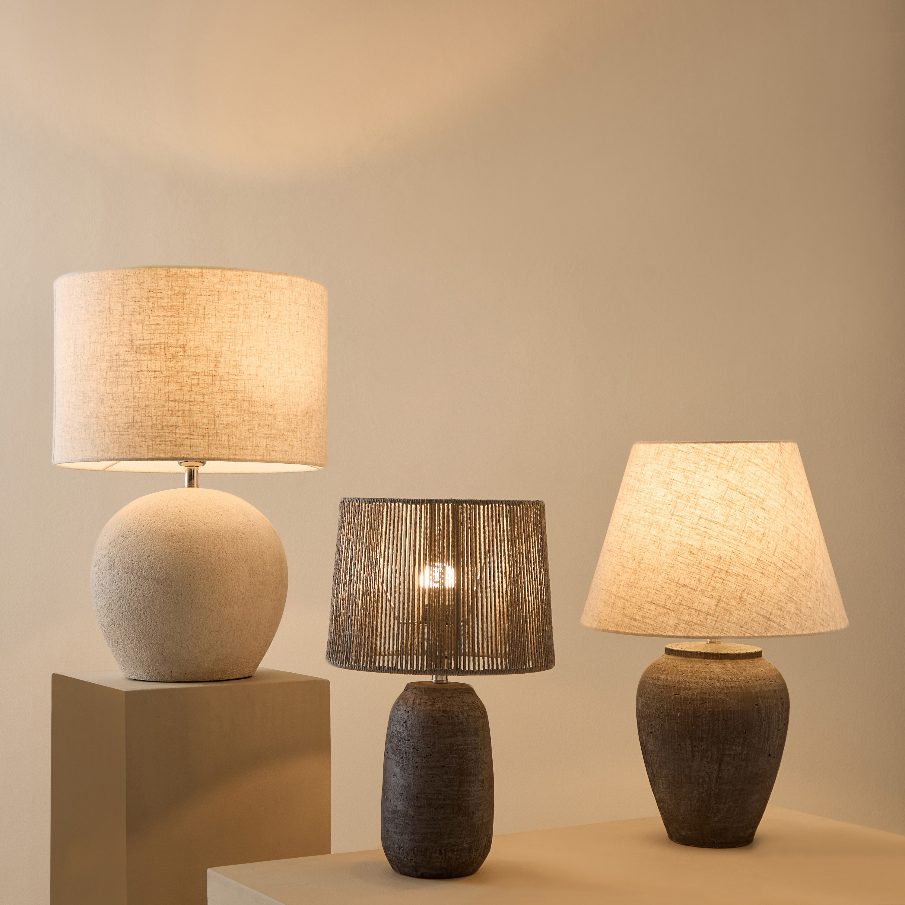 Nash Fiberclay Base Table Lamp with Linen Shade - 30x46 cm-PROMO_HB_AE_B1G1_250925-image-6