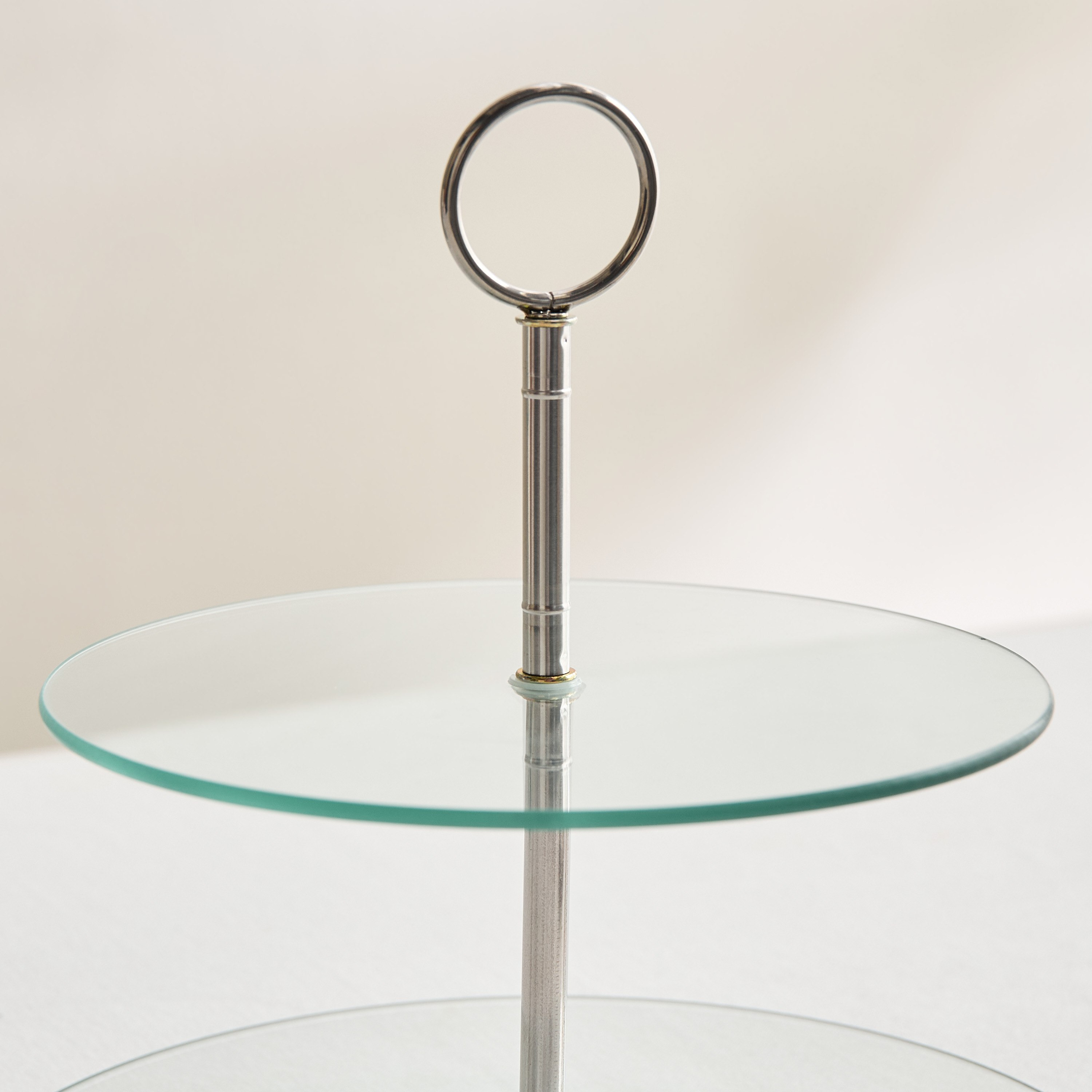 Coral 2-Tier Glass Cake Stand-hbxdecorandfurnishings-tabletop-serveware-image-3
