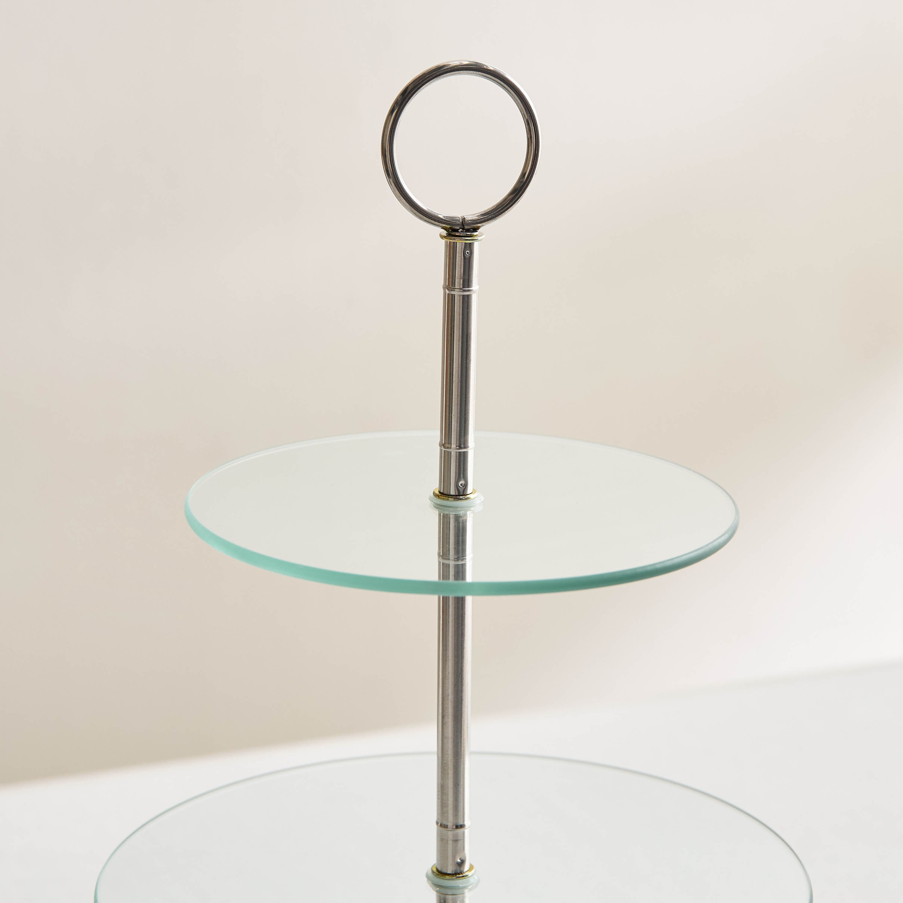 Coral 3-Tier Glass Cake stand-hbxdecorandfurnishings-tabletop-serveware-image-3