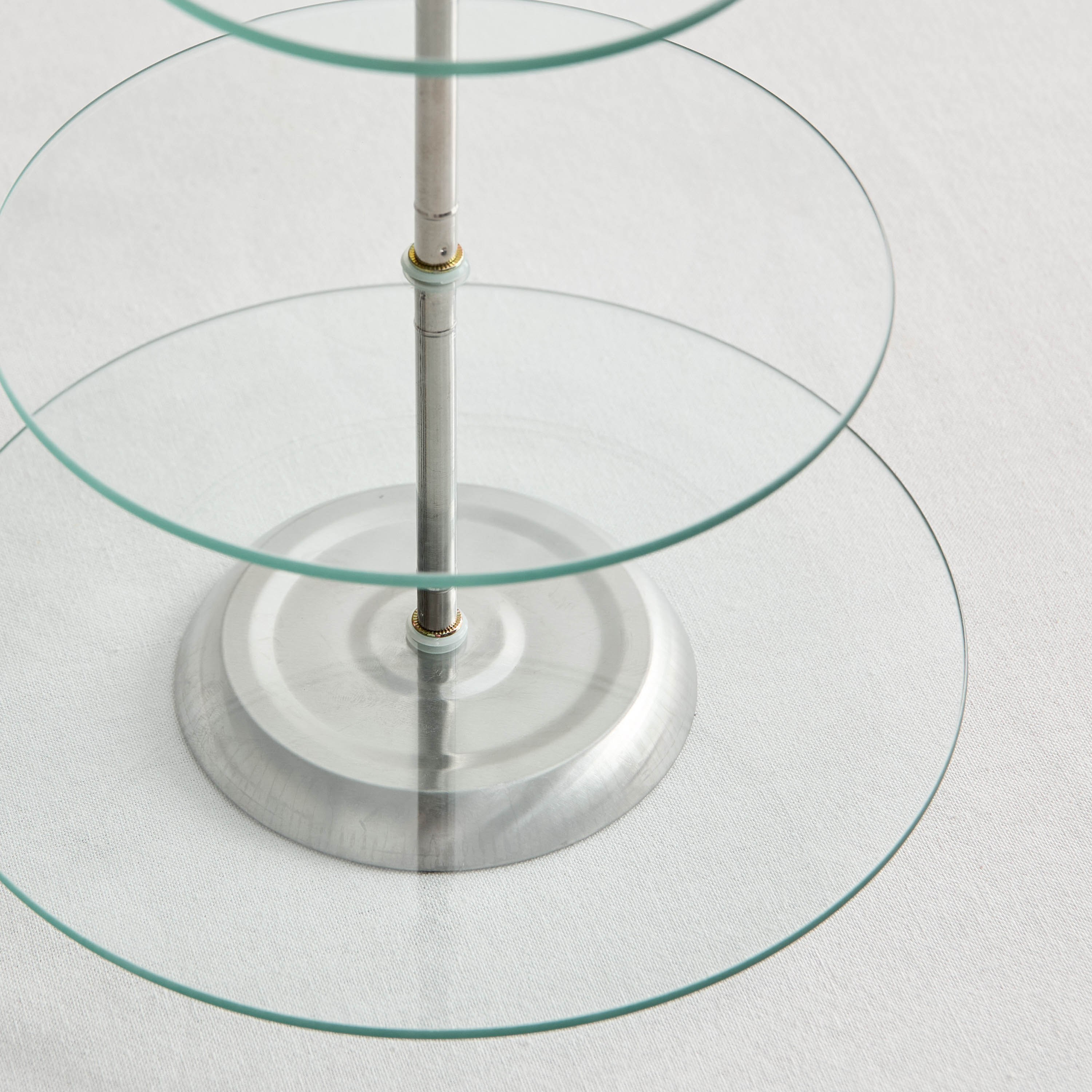 Coral 3-Tier Glass Cake stand-hbxdecorandfurnishings-tabletop-serveware-image-4