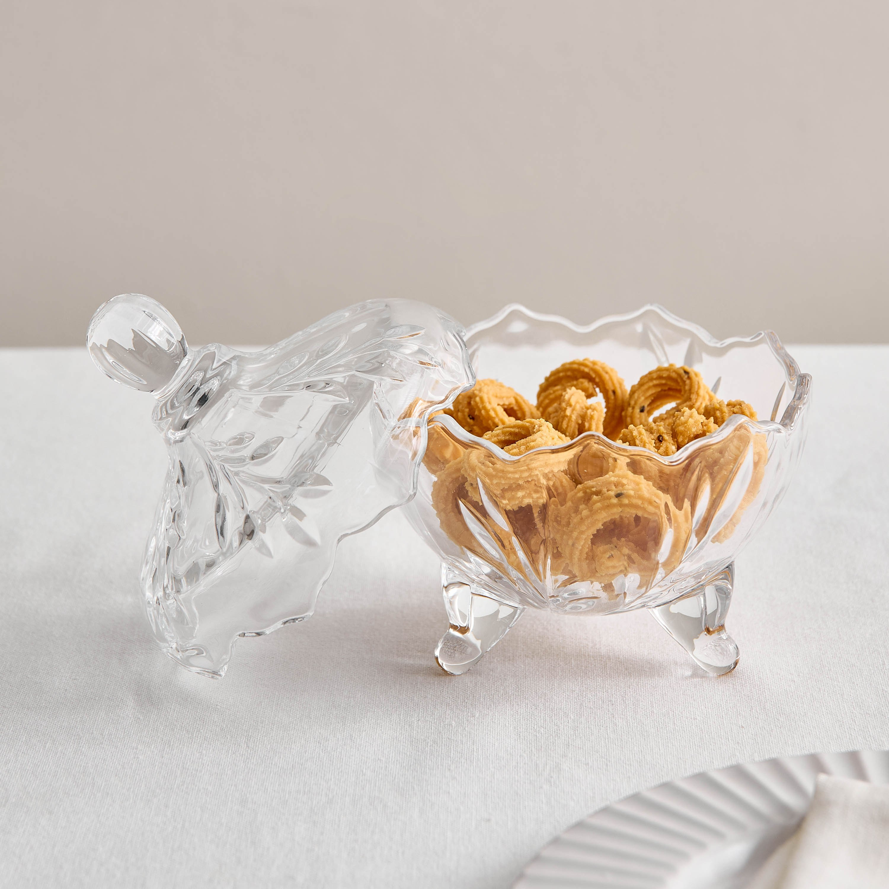Candy Bowl with Lid - 15x15x20 cm-hbxdecorandfurnishings-tabletop-serveware-image-1